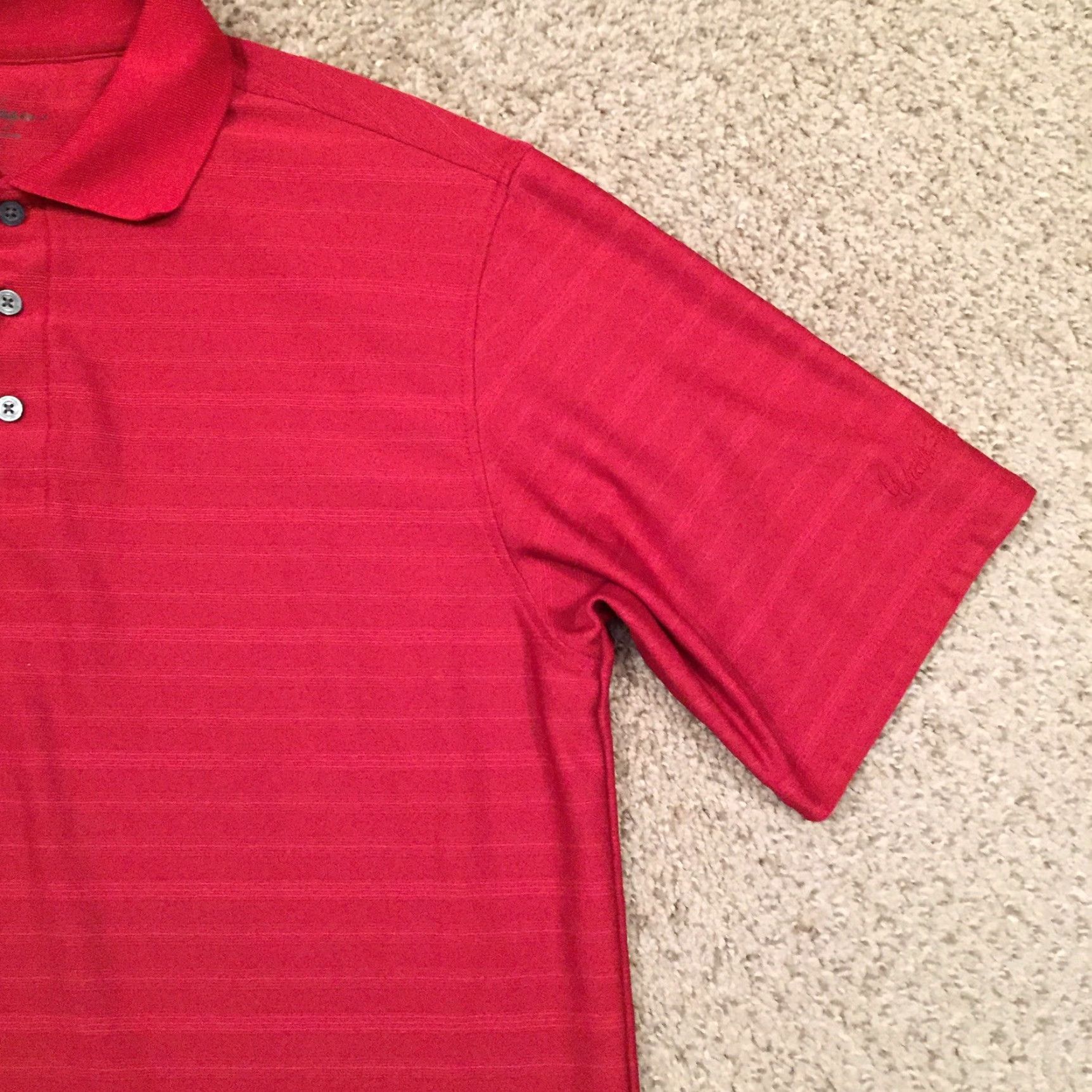 Vintage Walter Hagen Polo Shirt Mens M Red Short Sleeve Striped Polo Size US M / EU 48-50 / 2 - 4 Thumbnail