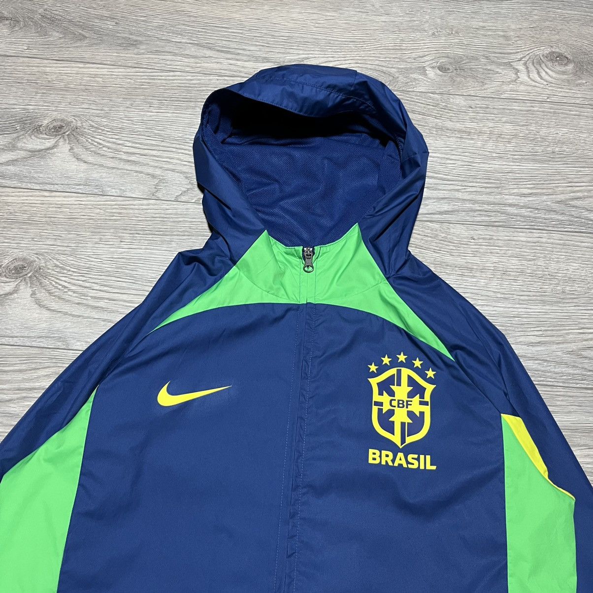 Nike VERY RARE NIKE BRAZIL ZIP JACKET SOCCER JERSEY Size US M / EU 48-50 / 2 - 2 Thumbnail