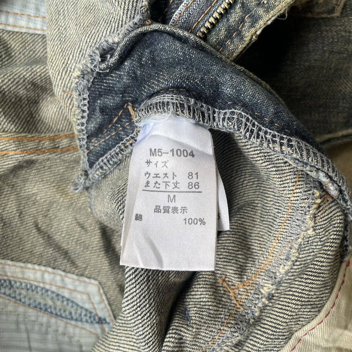 Marithe + Francois Girbaud Marithe Francois Girbaud Vkei Punk Distressed Straight Jeans Size US 32 / EU 48 - 13 Thumbnail