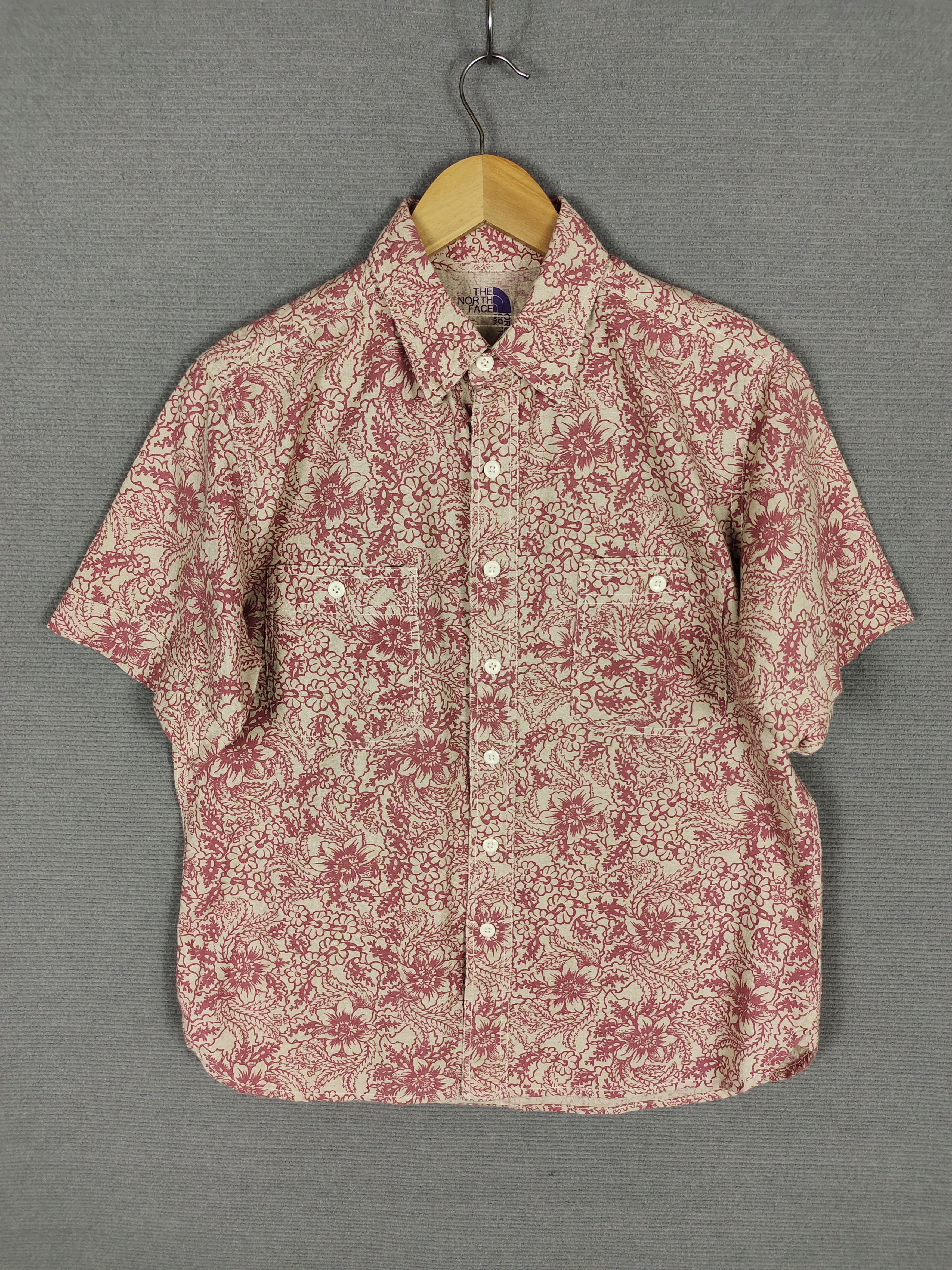 Nanamica × The North Face Purple Label The North Face Purple Label Nanamica Flower Printed Shirt Size US L / EU 52-54 / 3 - 1 Thumbnail