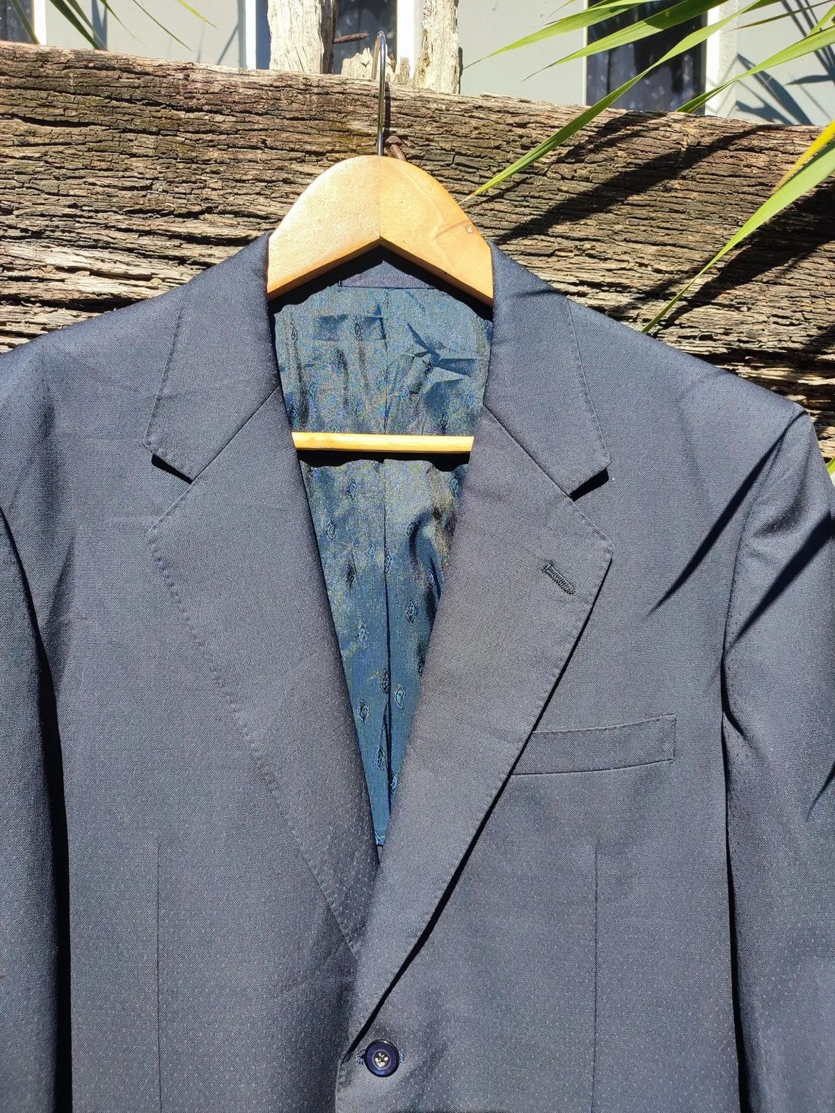Balenciaga Balenciaga Pour Homme Black Wool Blazer (Vintage 90s) Size 38R - 2 Thumbnail