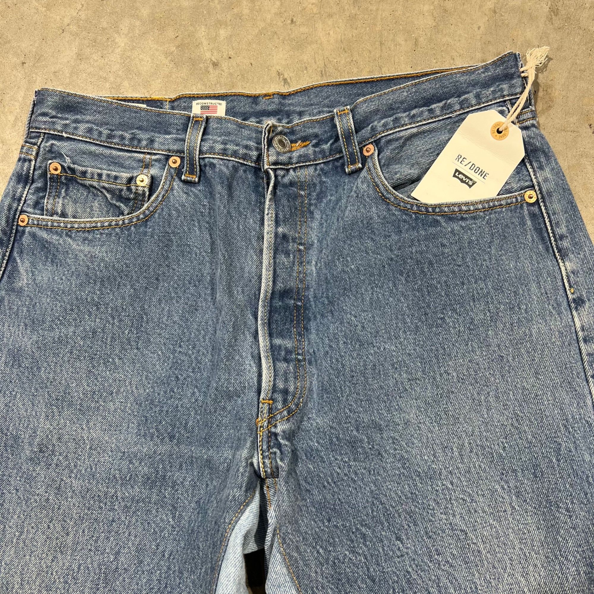 Levi's × RE/DONE $495 NWT RE/DONE x LEVI'S MEN'S THE BIG BOY JEANS SZ 32 Size US 32 / EU 48 - 4 Thumbnail