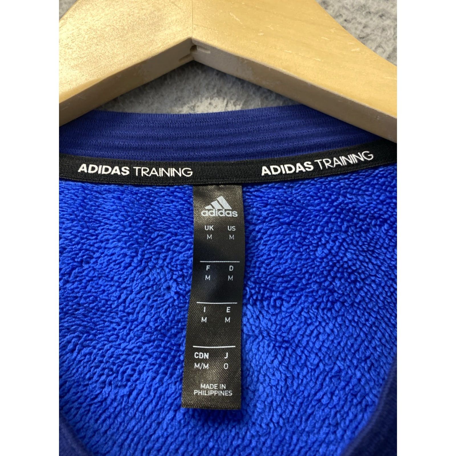 Adidas Adidas Men’s Sweatshirt Sweater M Blue C.READY CREW Pockets 3 Stps Logo /160-10 Size US M / EU 48-50 / 2 - 4 Thumbnail