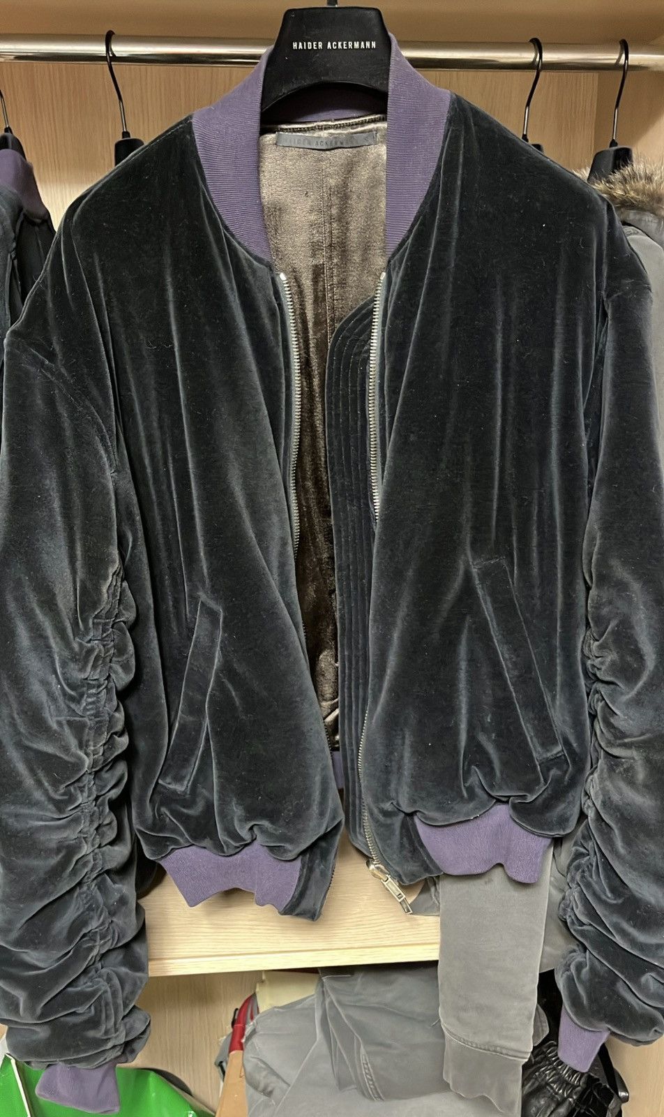 Haider Ackermann Haider ackermann 15 og black purple perth bomber Size US XS / EU 42 / 0 - 1 Thumbnail