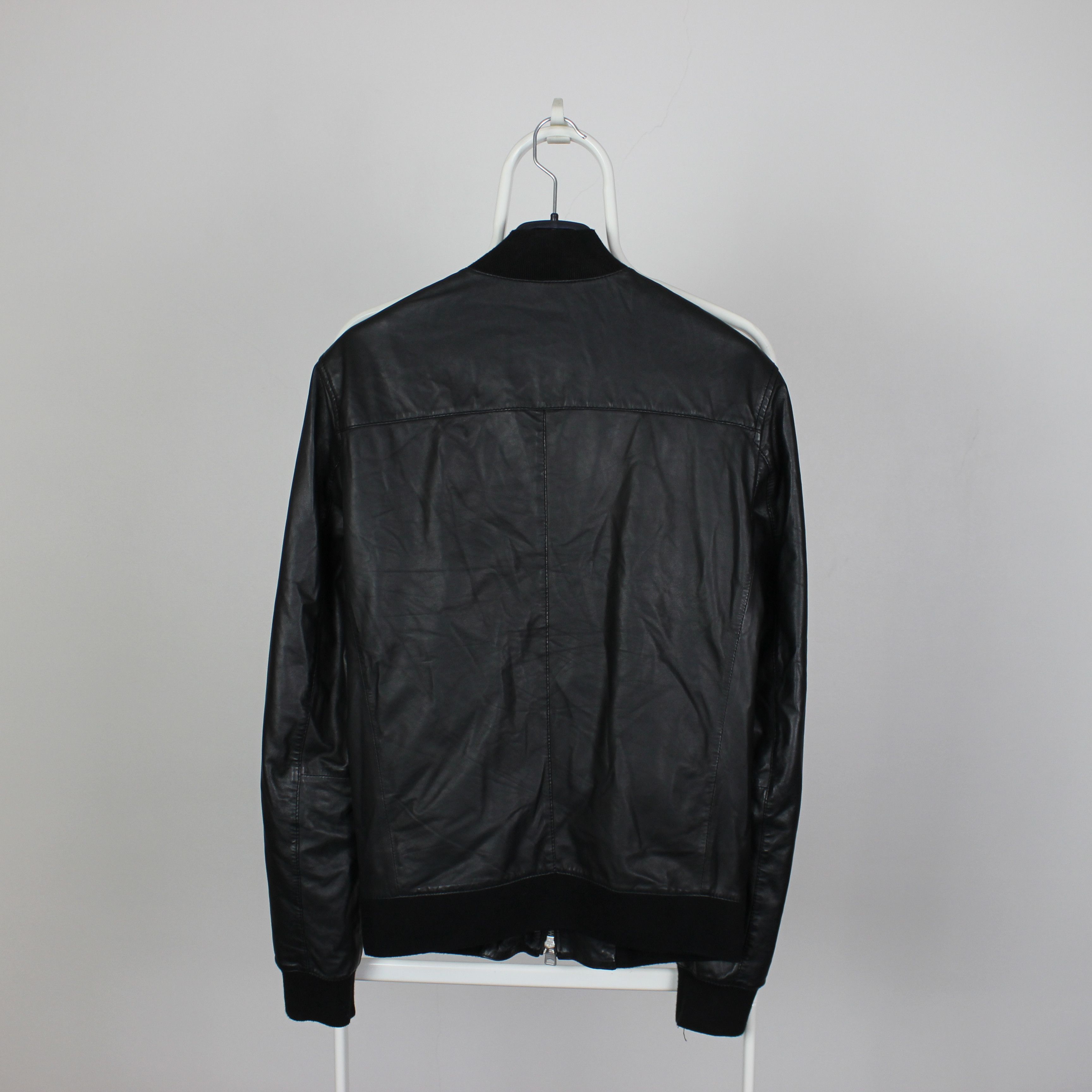 Allsaints Allsaints leather men jacket bomber Mower XS Black Size US XS / EU 42 / 0 - 13 Thumbnail