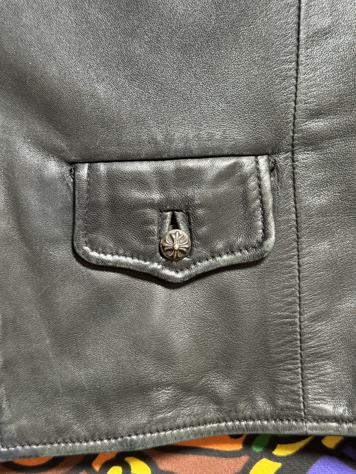 Chrome Hearts Chrome Hearts Vintage Leather Biker Jacket Size US M / EU 48-50 / 2 - 6 Thumbnail
