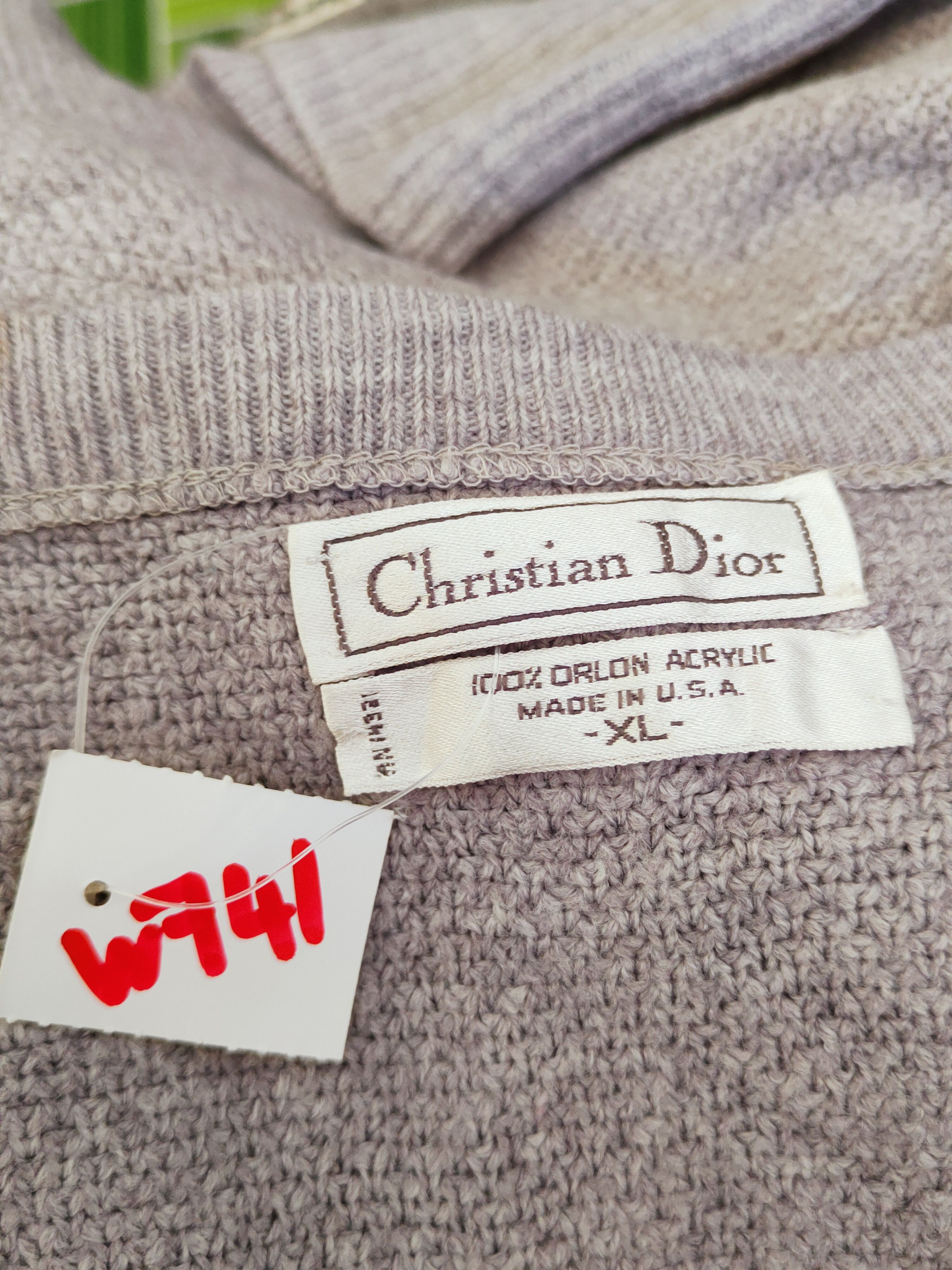 Christian Dior Monsieur DL Christian Dior Blue Knitwear Sweatshirts #W741 Size US XL / EU 56 / 4 - 12 Thumbnail