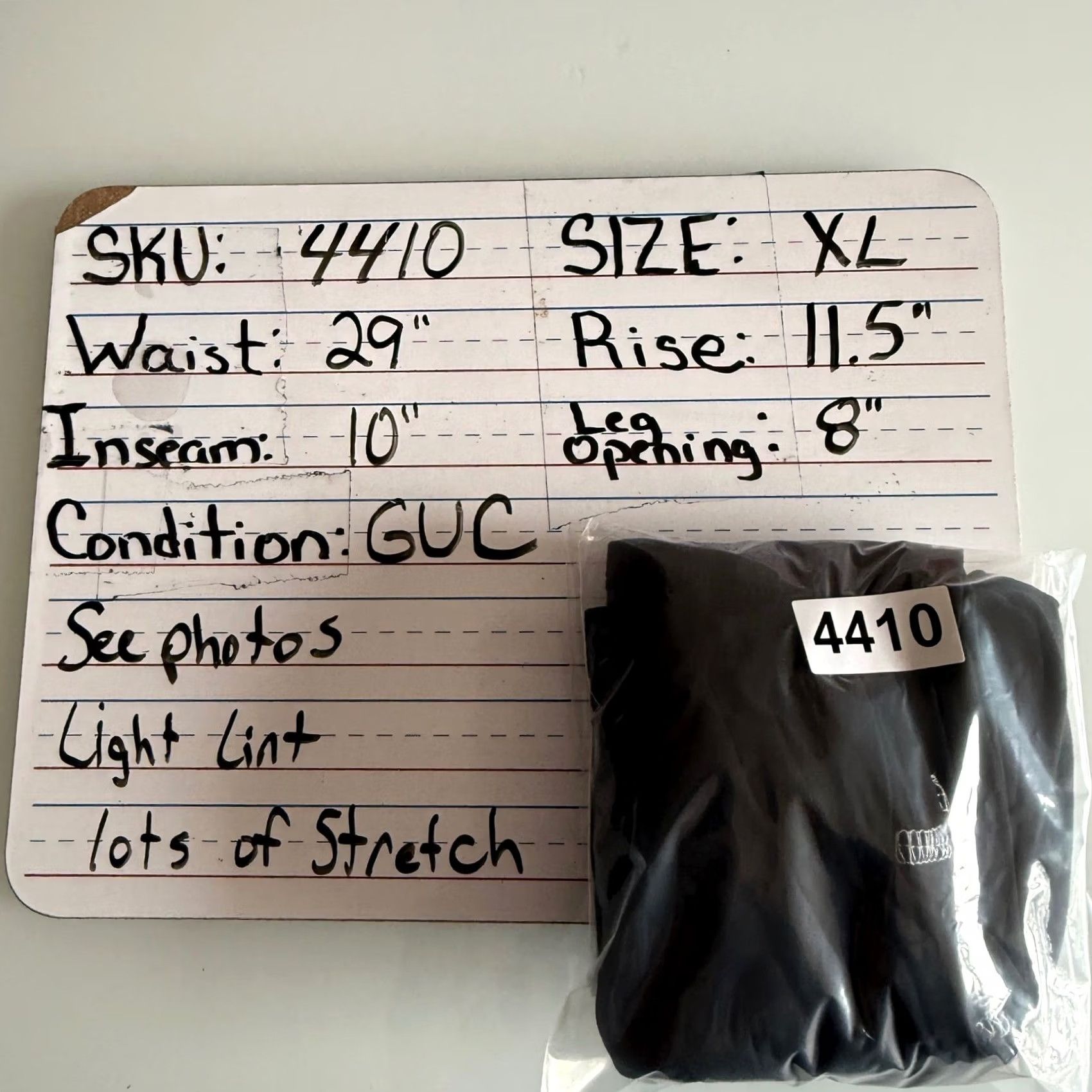 Fashion Nova VINTAGE Fashion Nova Womens XL Biker Shorts Black Graphic Limited Edition Streetwear Size 40" / US 18 - 7 Thumbnail