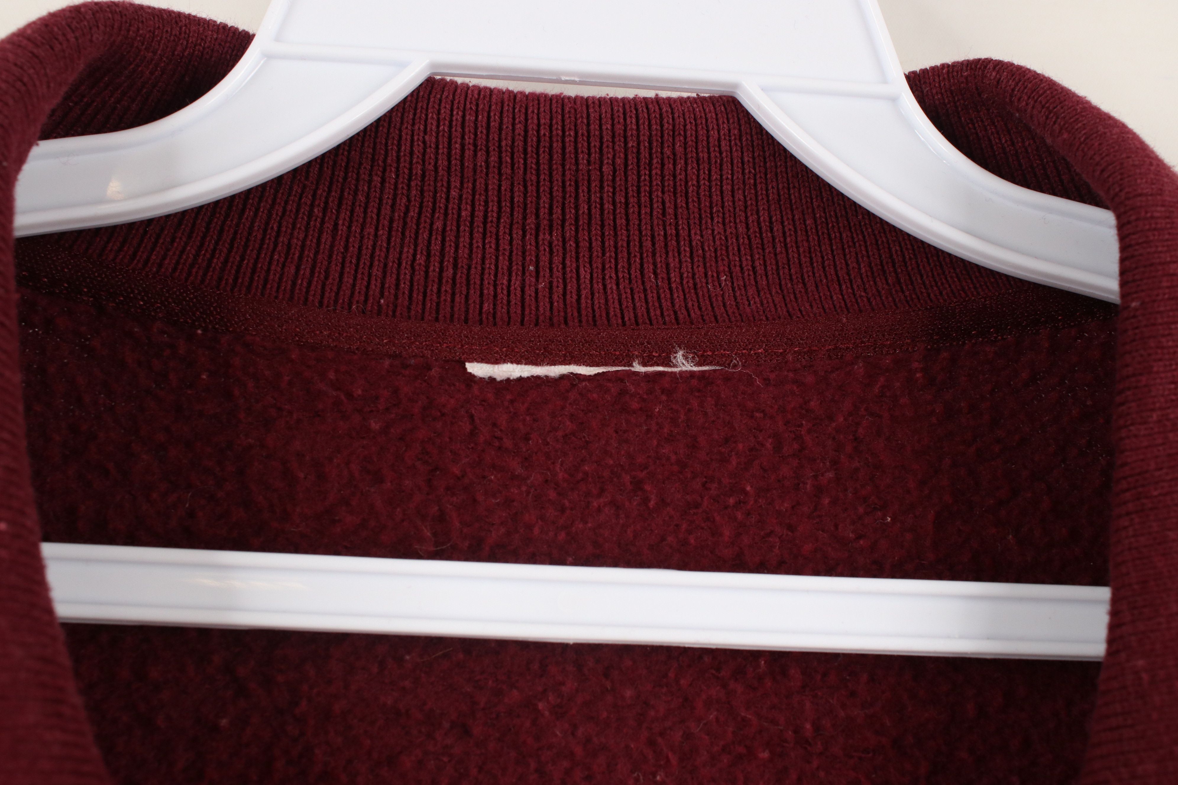 Vintage Vintage 90s Streetwear Collared Pullover Sweatshirt Red Size US XXL / EU 58 / 5 - 5 Thumbnail