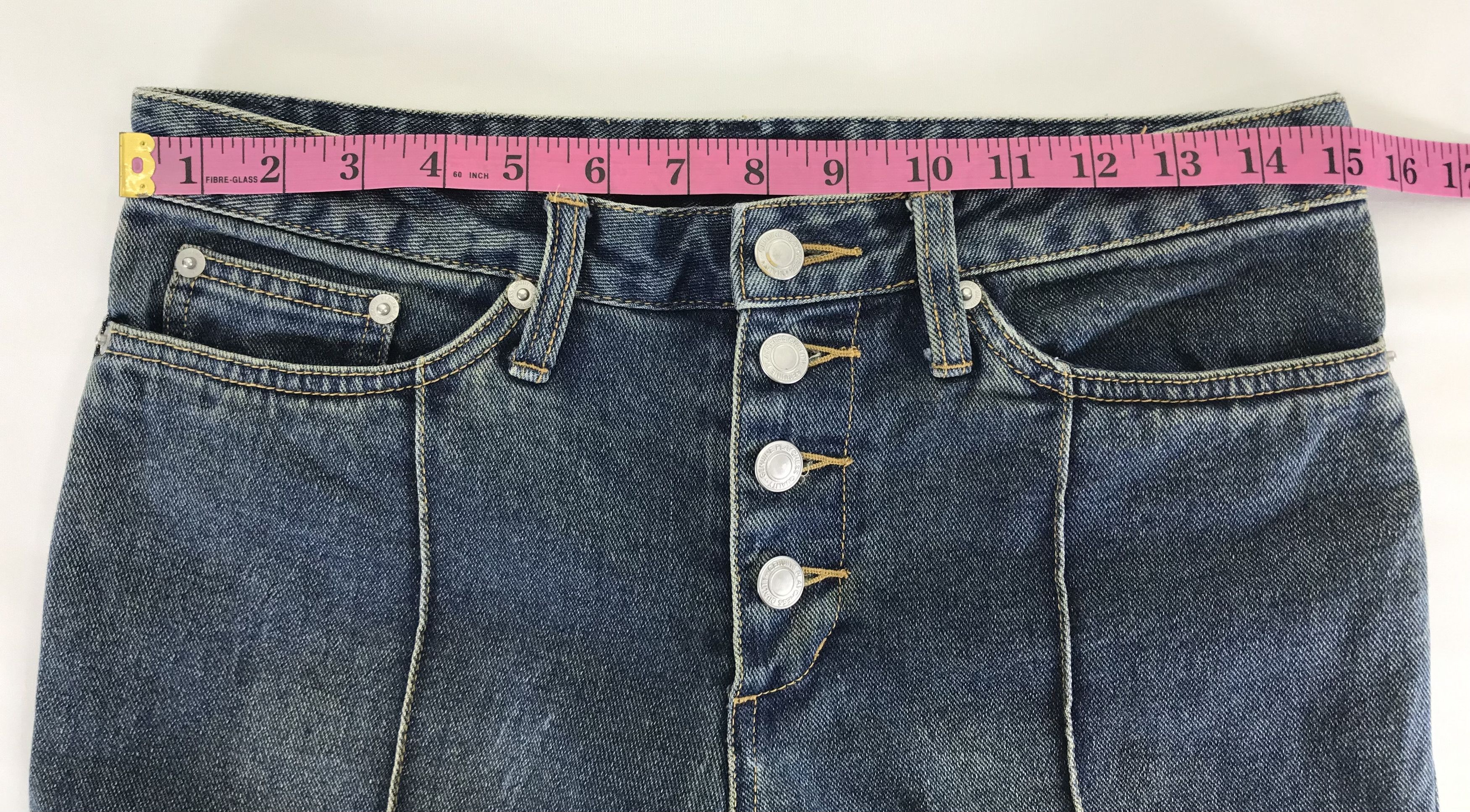 Japanese Brand Vintage Goa Lace-Up Flare Jeans Size US 29 - 13 Thumbnail