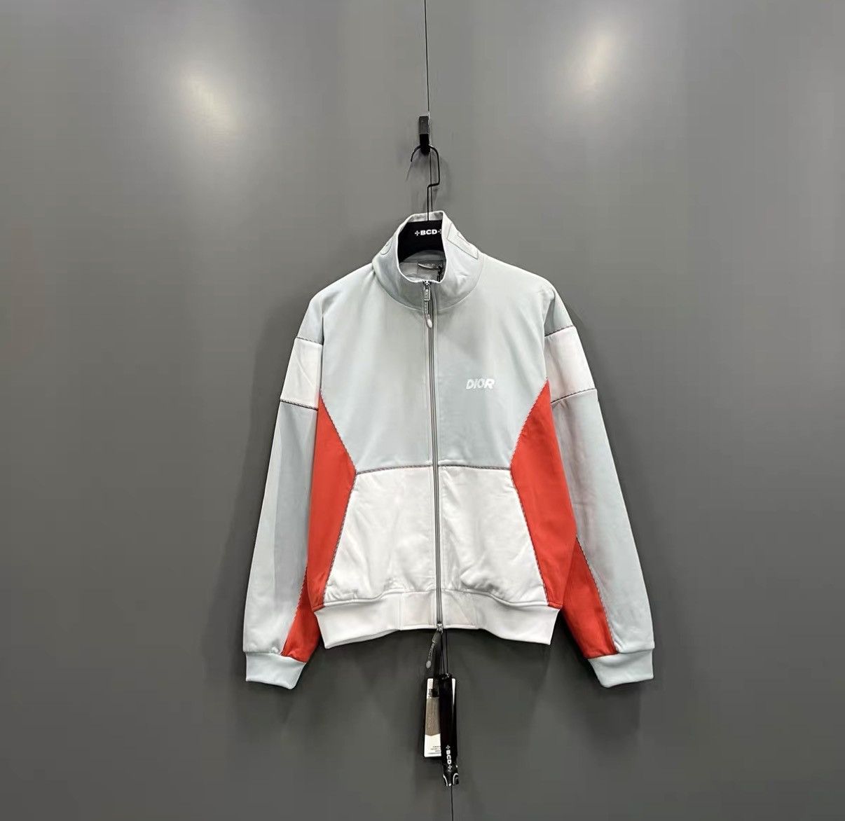 Dior Dior Color Block Stand Collar Logo Zip-Up Jacket J41 Size US M / EU 48-50 / 2 - 1 Thumbnail