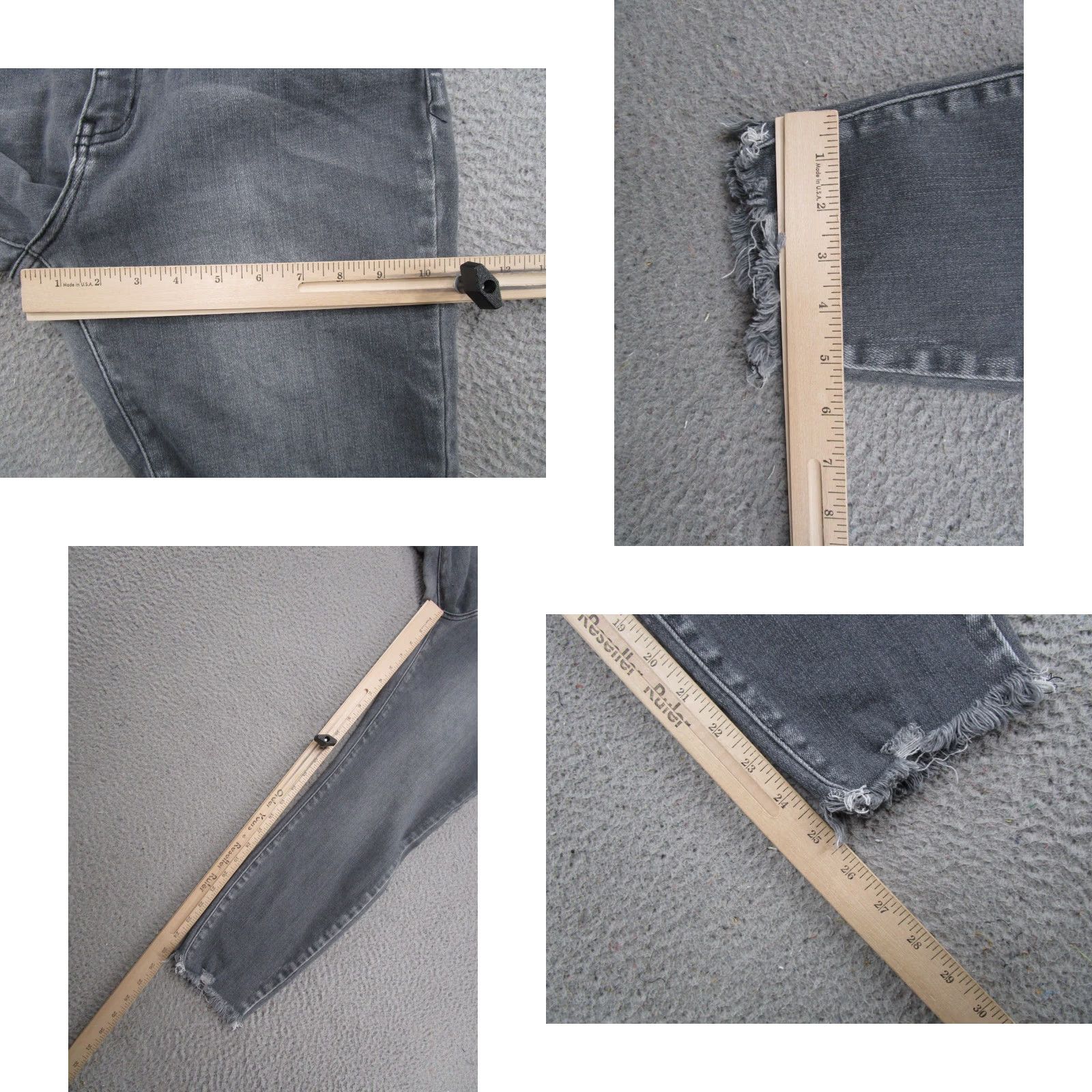 Vintage Kancan Jeans Womens High Rise Black Stretch Denim Size 30 Skinny Regular 5-Pocket Logo Denim Brand KanCan Womens Jeans Size 30" / US 8 / IT 44 - 8 Thumbnail