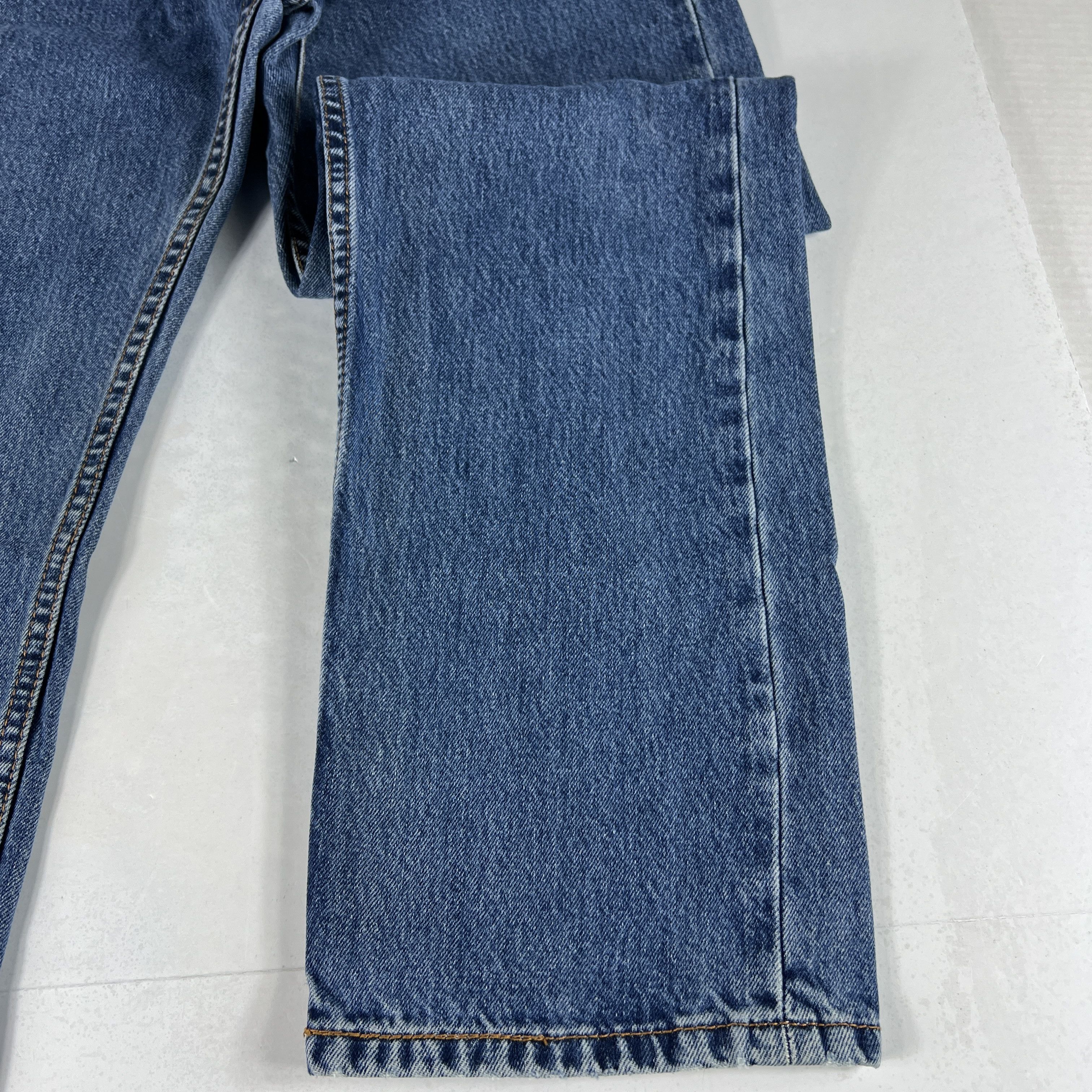 Levi's Levi's Jeans 505 Straight Leg Blue Faded Cotton Denim Size US 34 / EU 50 - 6 Thumbnail