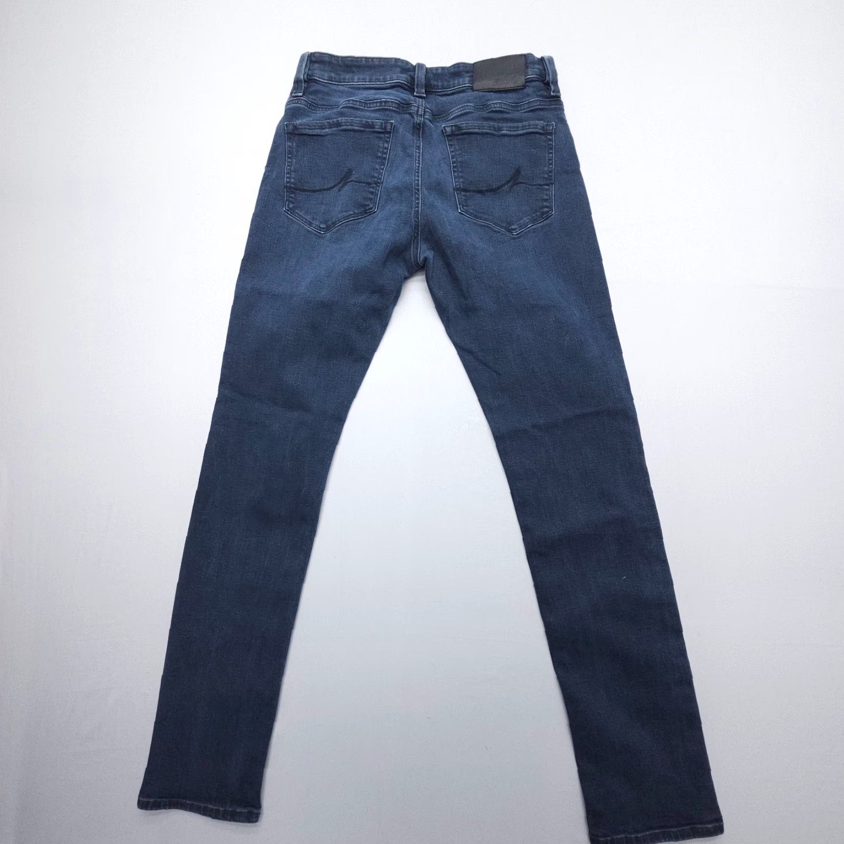 Vintage 34 Heritage Jeans Mens 34 Heritage Jeans Mid Rise Tapered 31 x 32 Dark Blue Slim 5-Pocket Denim Cotton Blend Shirt? Size US 31 - 2 Thumbnail