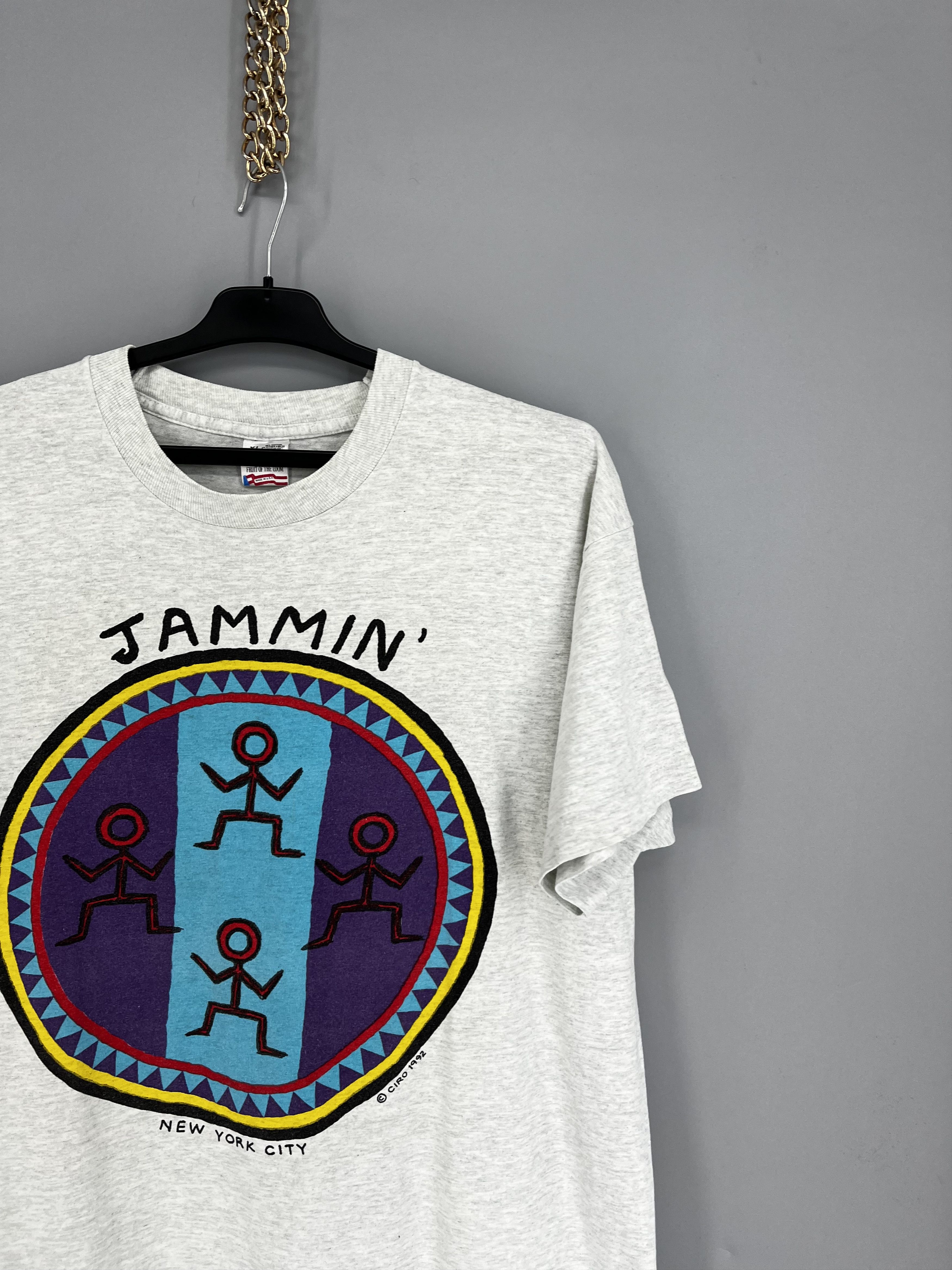 Vintage Vintage 90s Reggae Style Jammin New York City Ciro1992 Size US XL / EU 56 / 4 - 5 Thumbnail