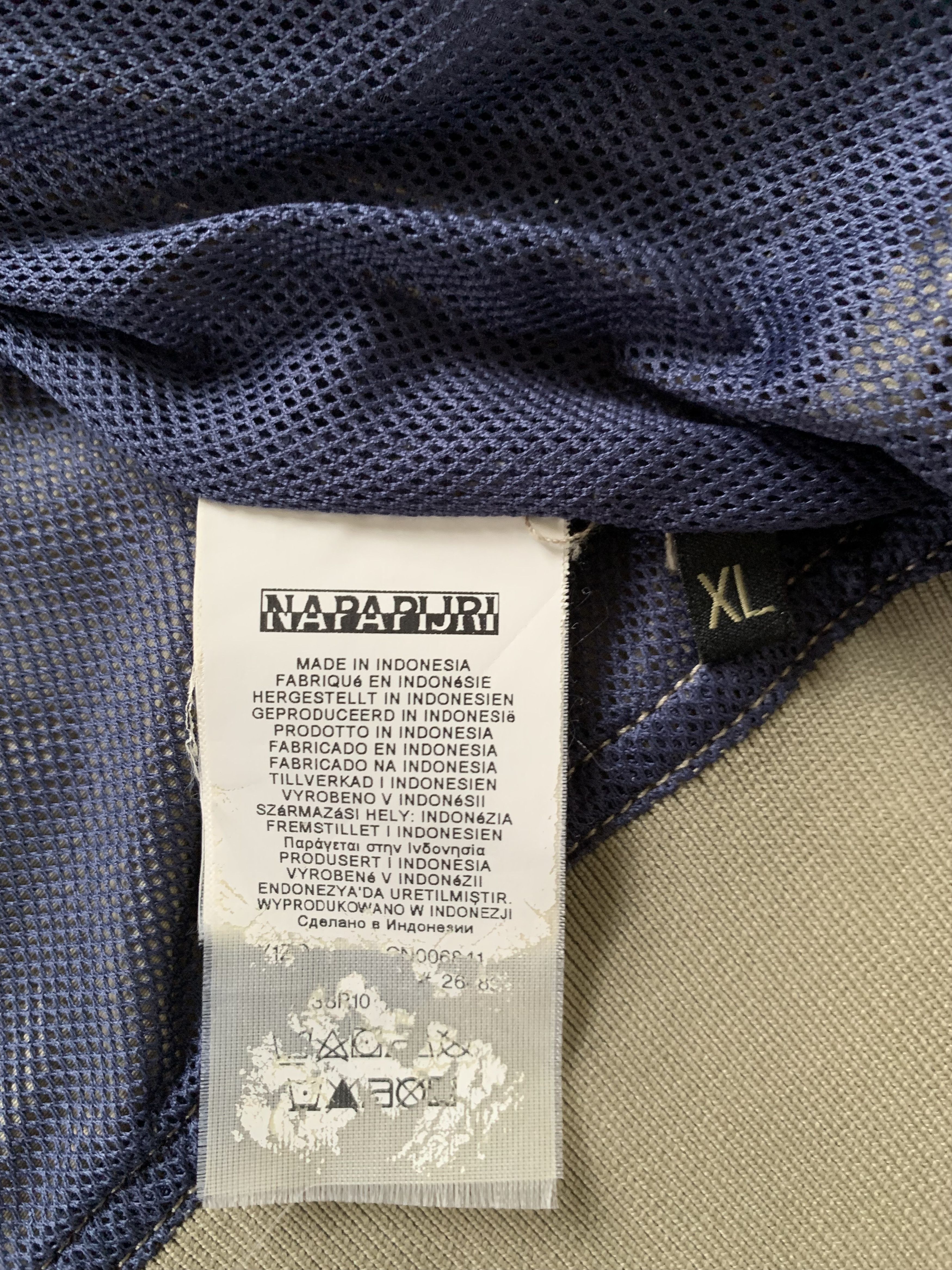 Designer × Napapijri × Vintage Vintage Napapijri Outdoor Windbreaker Jacket Size US XL / EU 56 / 4 - 10 Thumbnail