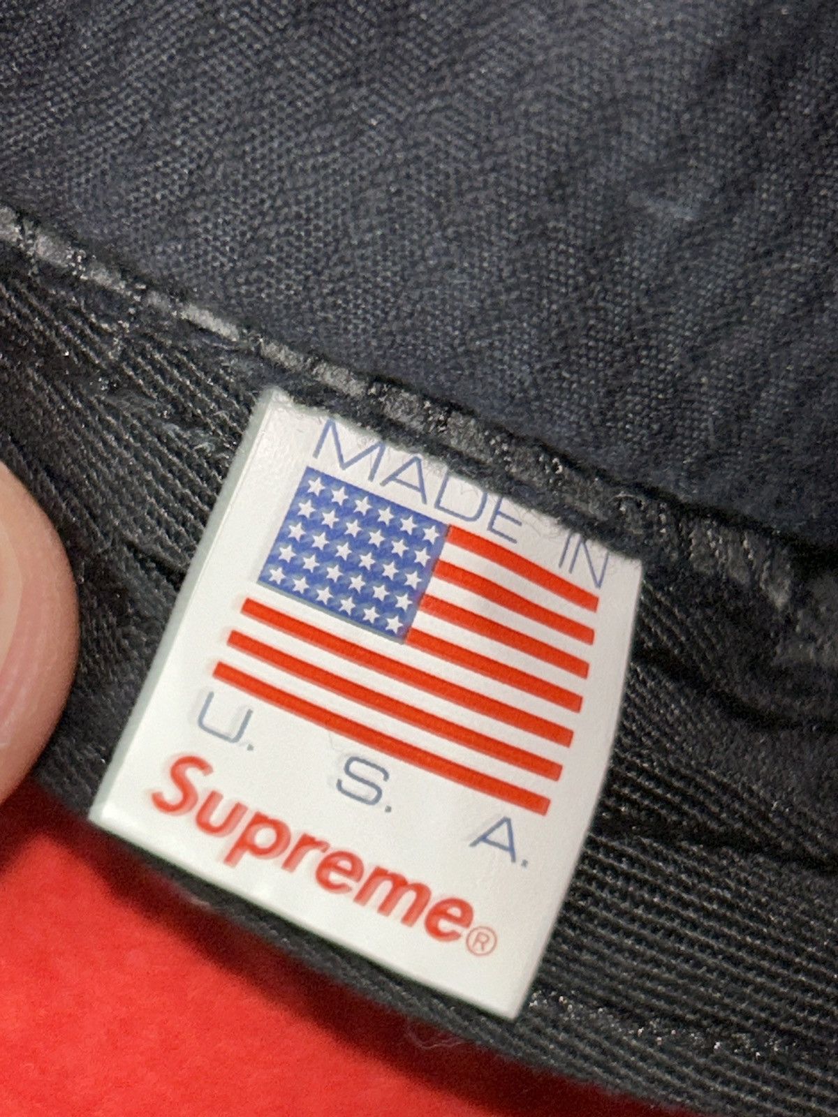 Supreme Supreme Corduroy Camp Cap Black FW16 NEW Size ONE SIZE - 7 Thumbnail