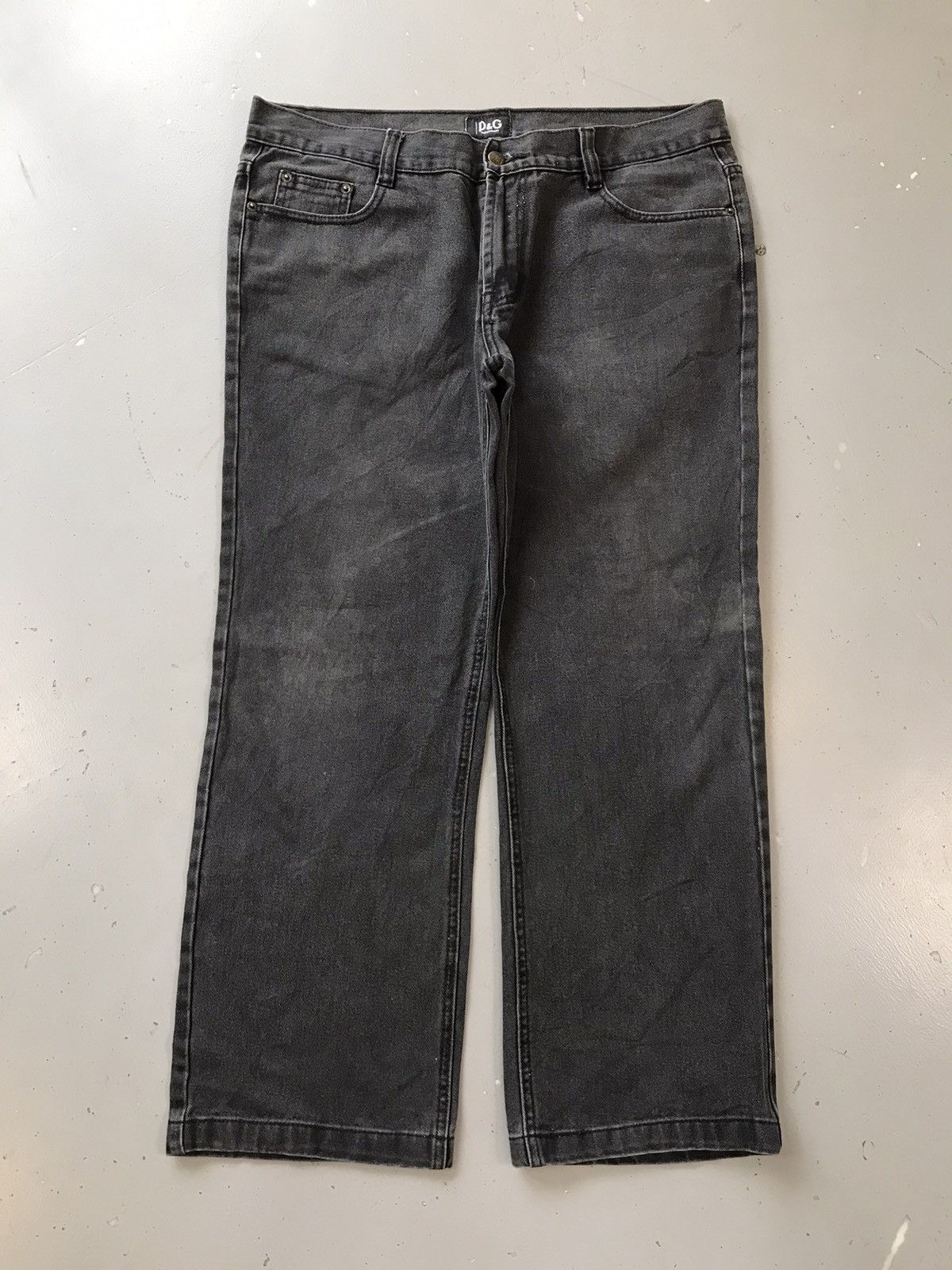Vintage Vintage D&G embroidered baggy denim Size US 38 / EU 54 - 2 Thumbnail