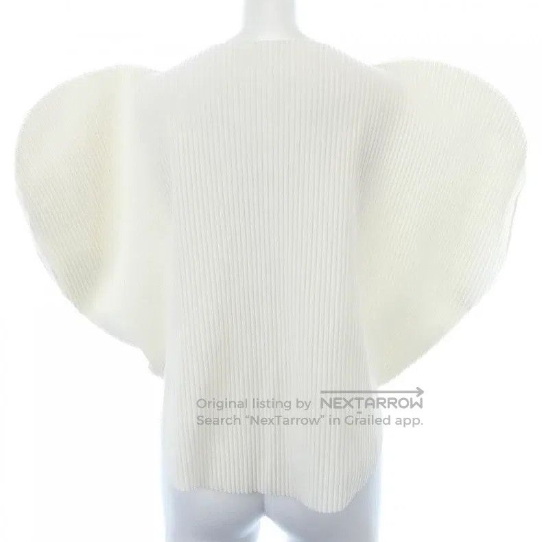 Issey Miyake Issey Miyake White Short Sleeve Size M / US 6-8 / IT 42-44 - 2 Thumbnail
