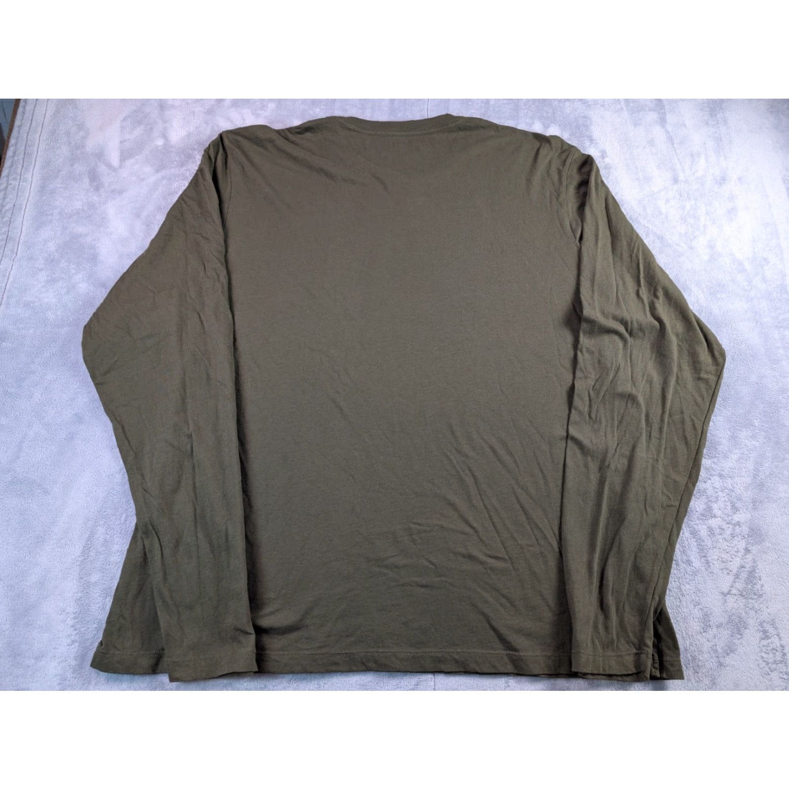 Todd Snyder Todd Snyder Shirt 2XL Green Cotton Logo USA Long Sleeve T-Shirt Mens Size US XXL / EU 58 / 5 - 5 Thumbnail