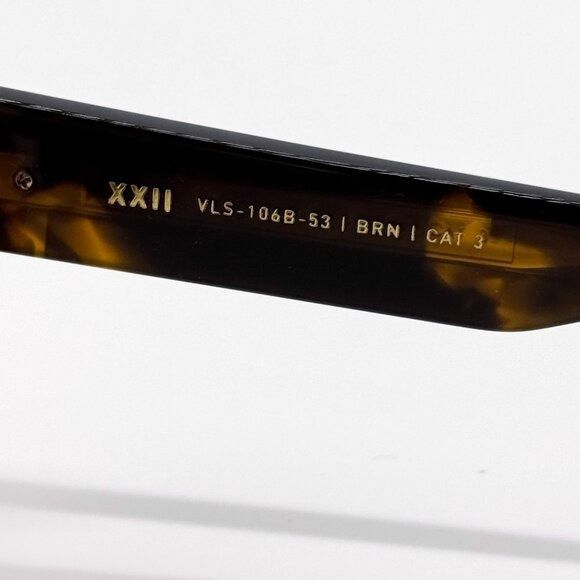 Valentino NEW VALENTINO XXII VLS-106B-53 HAVANA UNISEX SUNGLASSES Size ONE SIZE - 10 Thumbnail