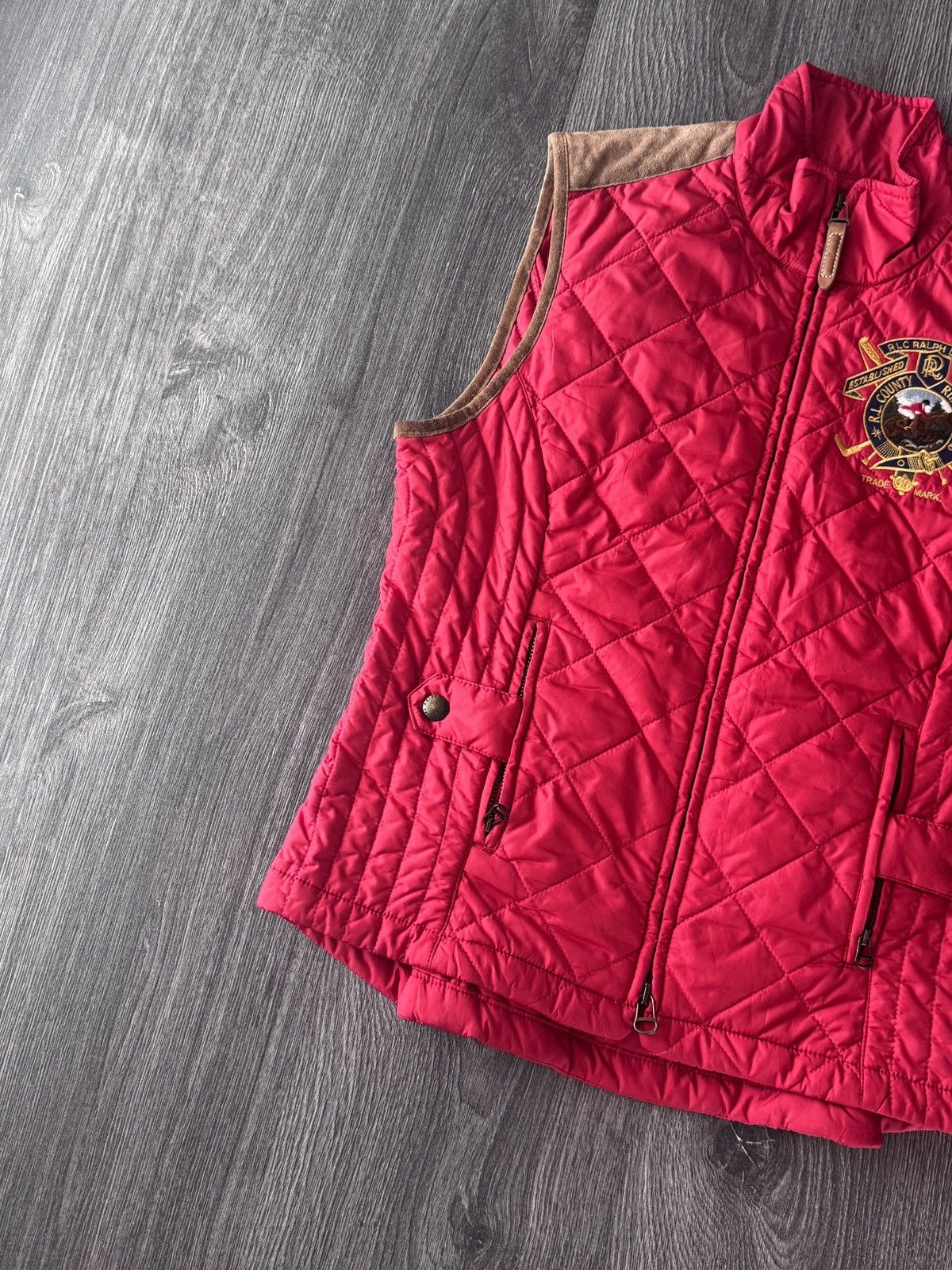 Polo Ralph Lauren Ralph Lauren RL County Riders & Jockey Club Red Vest Size M / US 6-8 / IT 42-44 - 2 Thumbnail