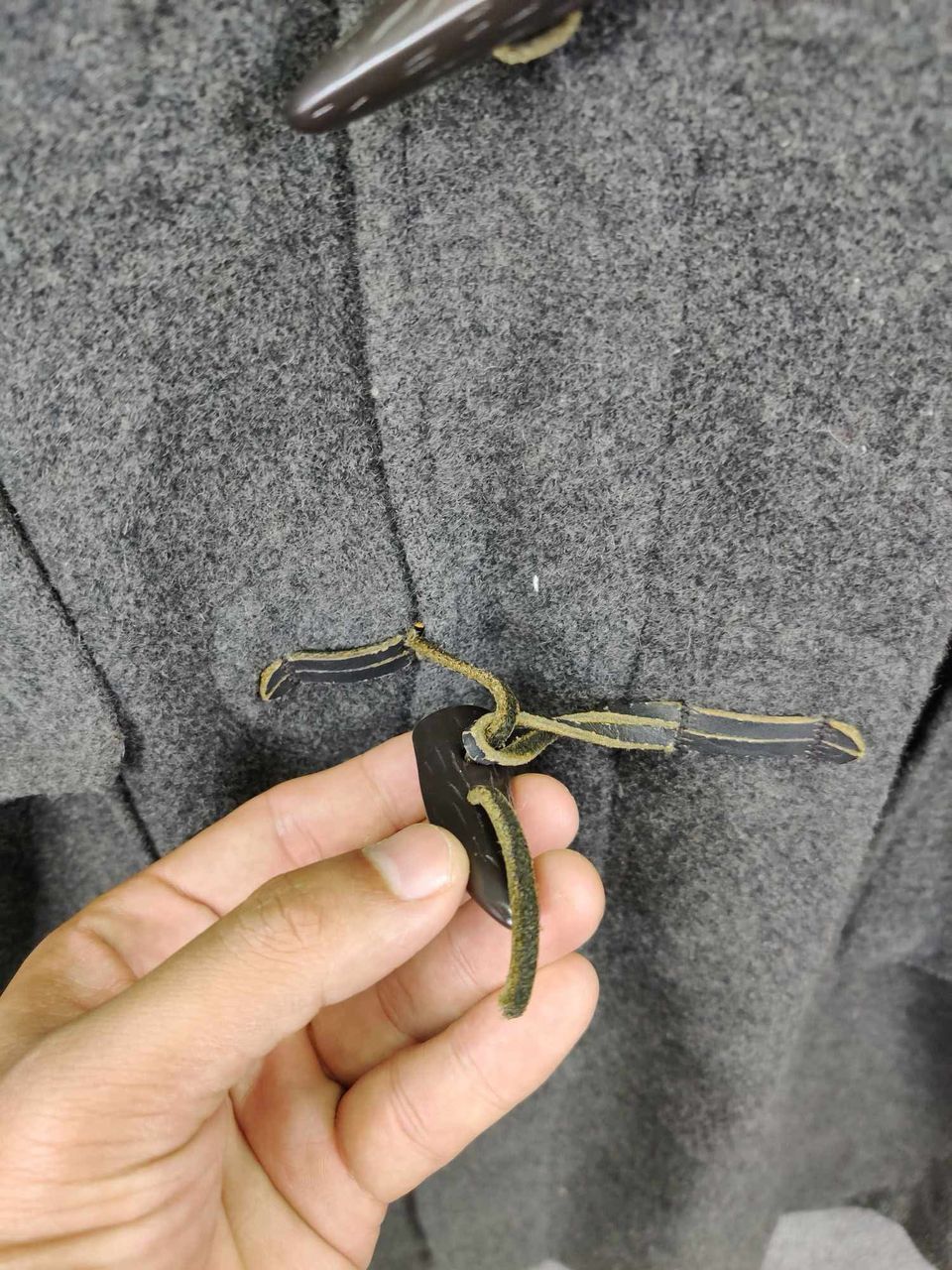 Gloverall Vintage 90's Gloverall England Wool Heavy Duffle Long Coat Size US L / EU 52-54 / 3 - 9 Thumbnail