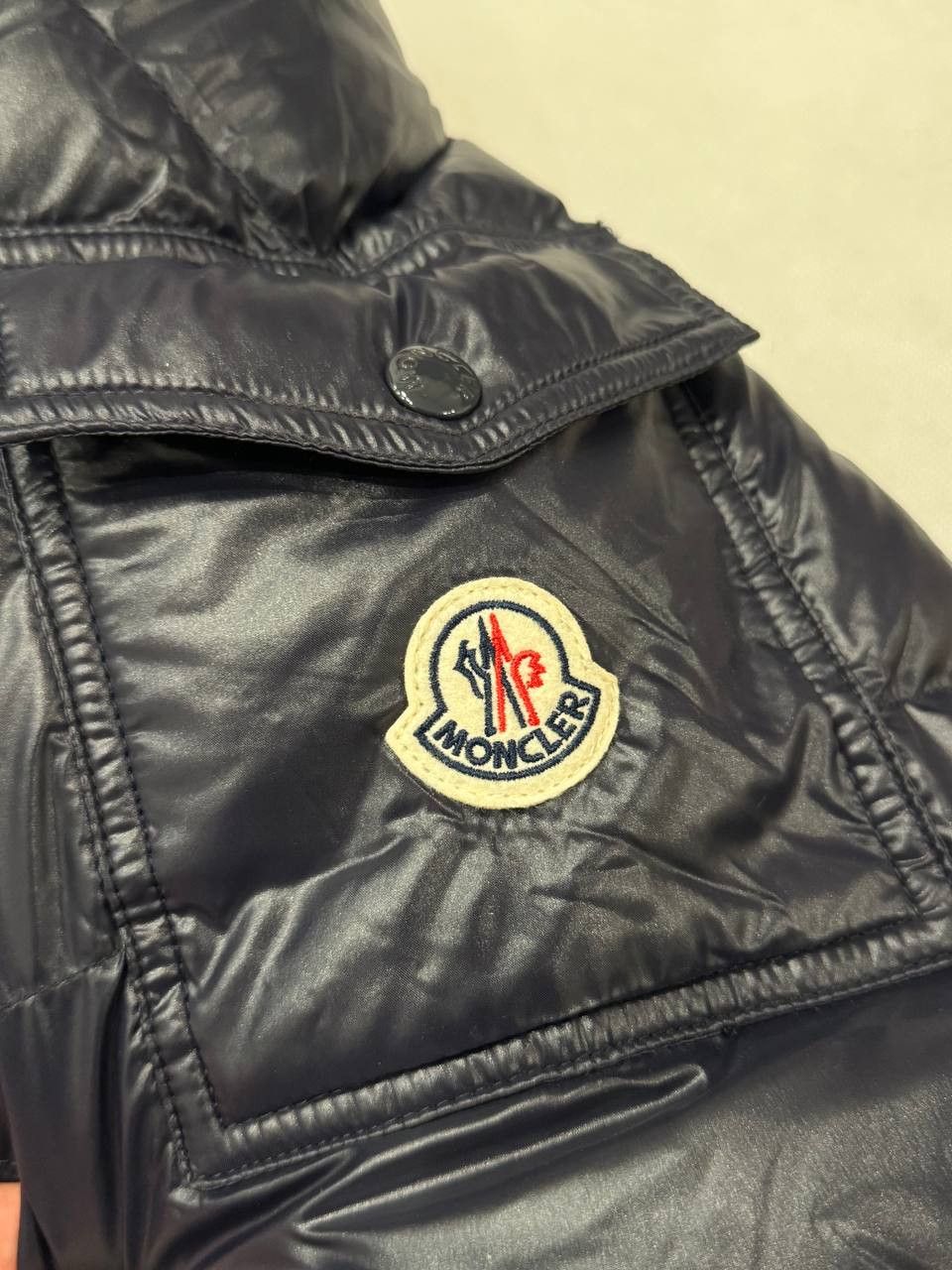 Moncler Moncler Maya Giubbotto Navy Size US L / EU 52-54 / 3 - 2 Thumbnail
