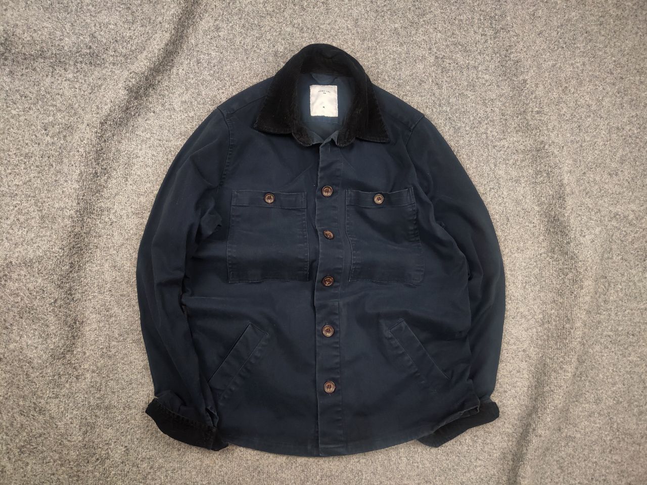Percival Percival Design Overshirt Chore canvas Pocket Jacket Vintage Size US M / EU 48-50 / 2 - 1 Thumbnail
