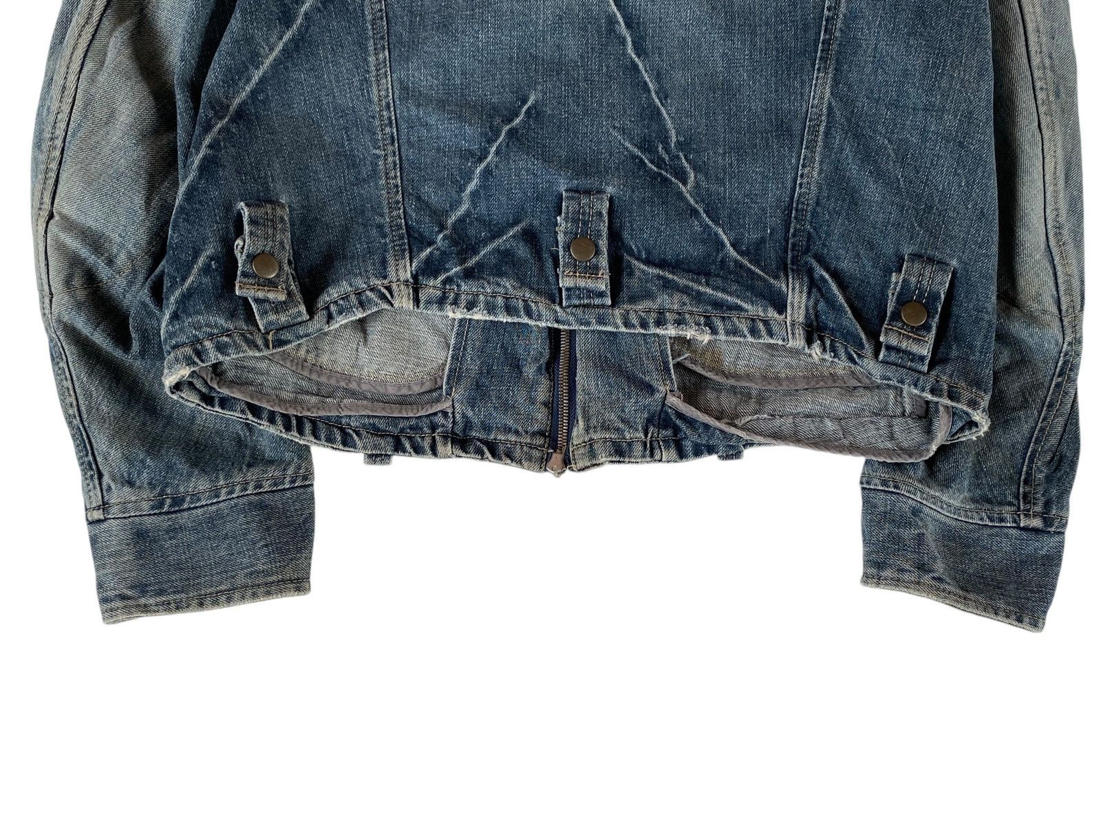 Vintage Vtg Style Mart Denim Jacket Zip Up Flared Size US M / EU 48-50 / 2 - 5 Thumbnail