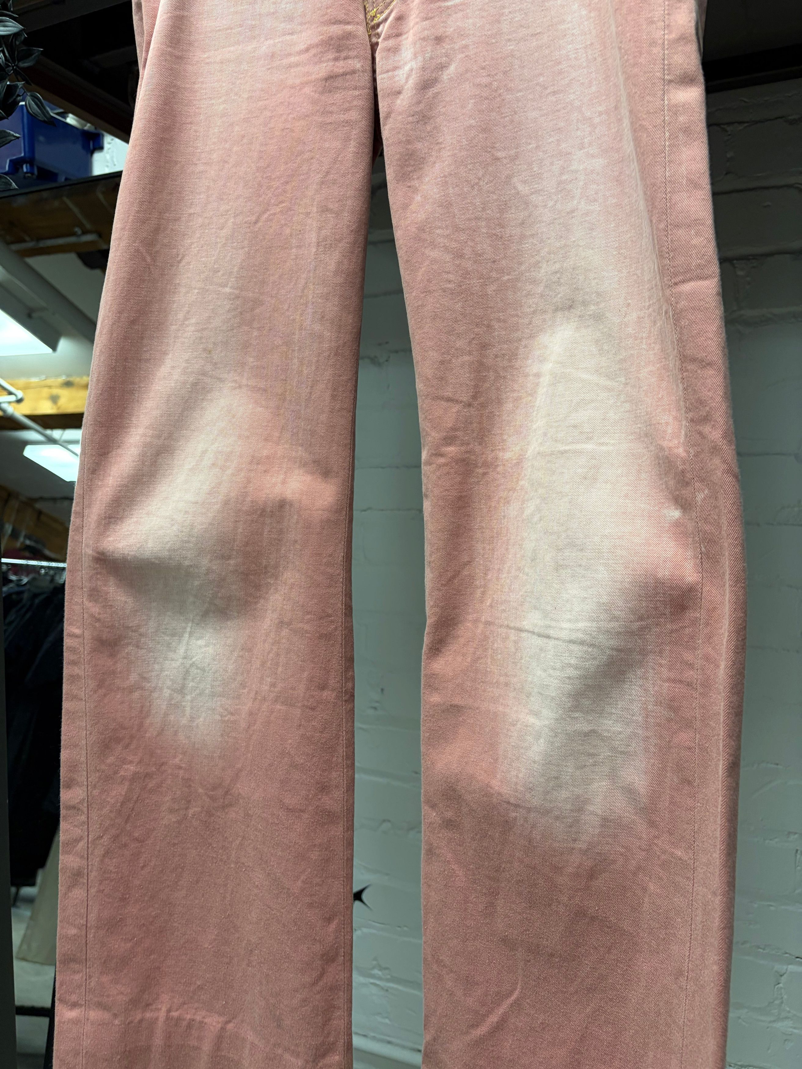 Gucci Gucci by Frida Giannini ‘Coral Pink’ Low Rise Straight Cut Jeans Size US 32 / EU 48 - 2 Thumbnail