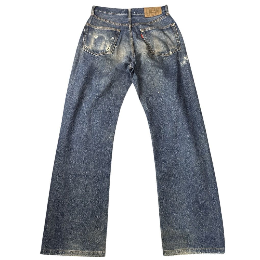 Warehouse Vintage Japanese Denim Warehouse Distressed Dirty Wash Jean Size US 27 - 2 Thumbnail