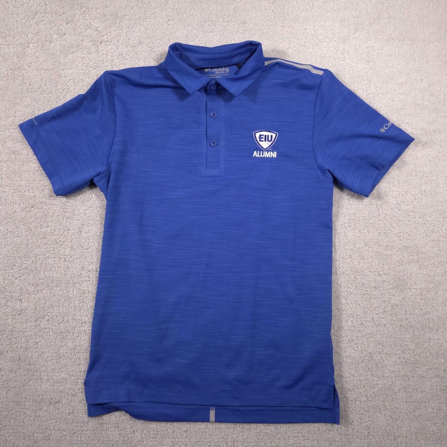 Vintage Columbia Polo Shirt Mens S Blue Omni-Wick Golf EIU Alumni Embroidered Logo Shirt Bryn Women? Size US S / EU 44-46 / 1 - 2 Thumbnail