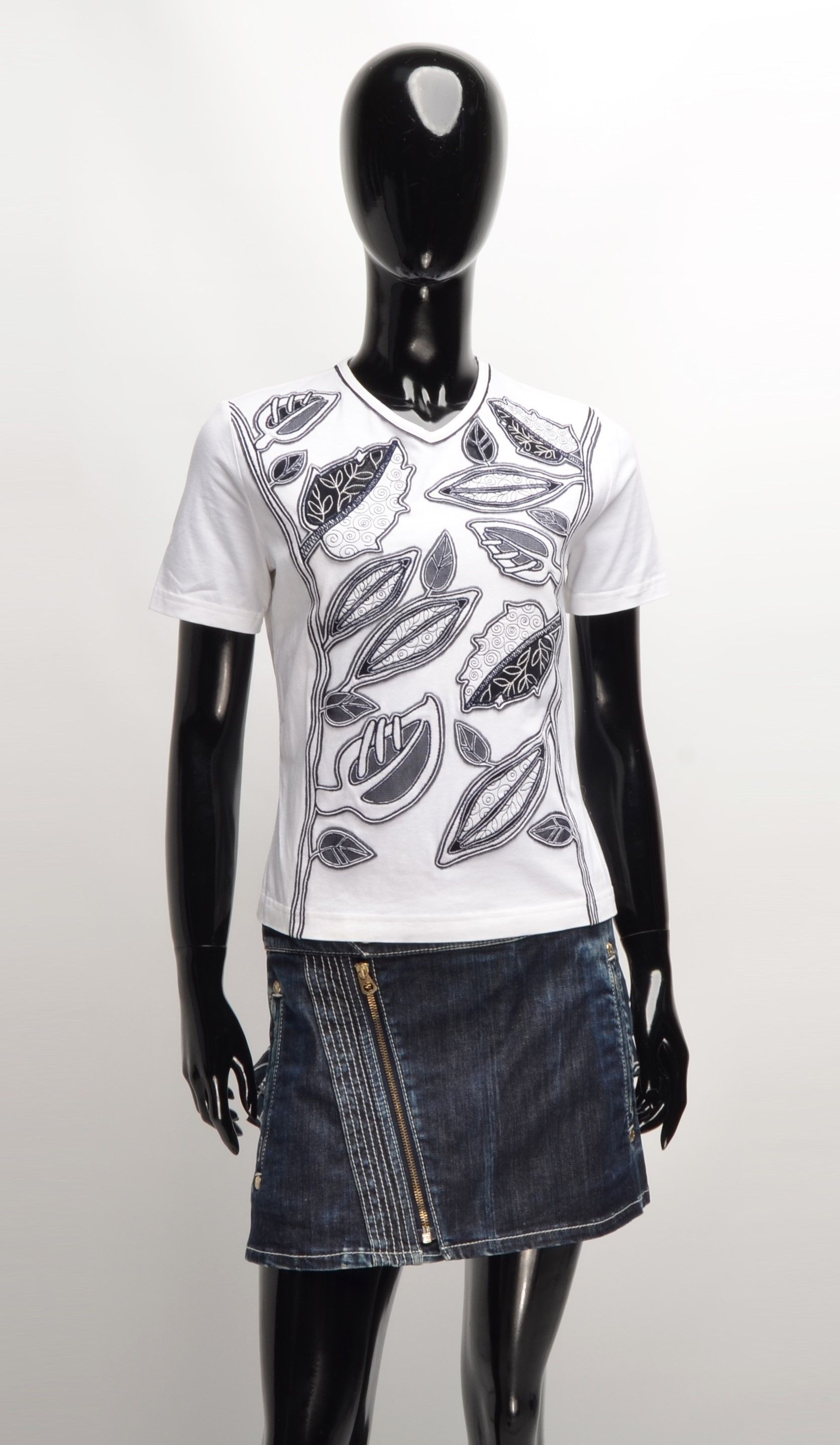 Hiroko Koshino lace mesh black skirt Hiroko Koshino Paisley