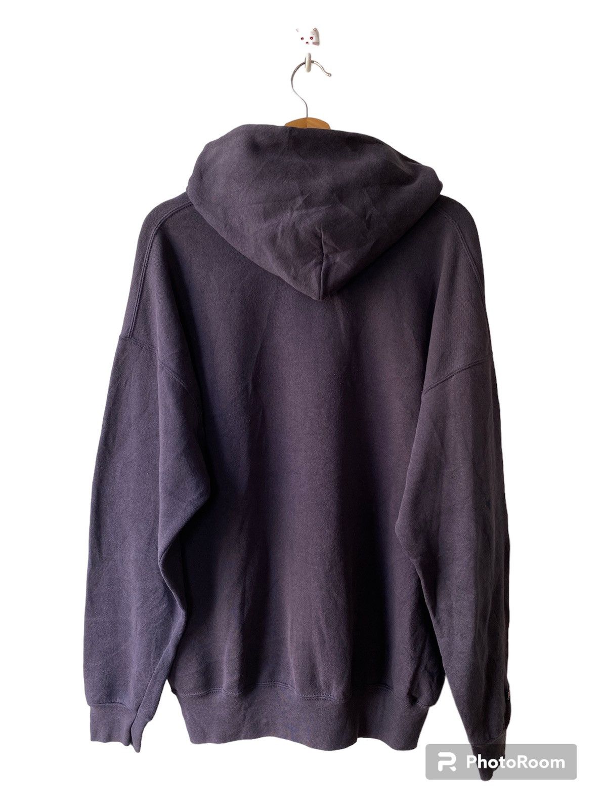 Jansport × Vintage 1990s - (BYU) Brigham Young University Faded Blue Hoodie Size US XL / EU 56 / 4 - 2 Thumbnail