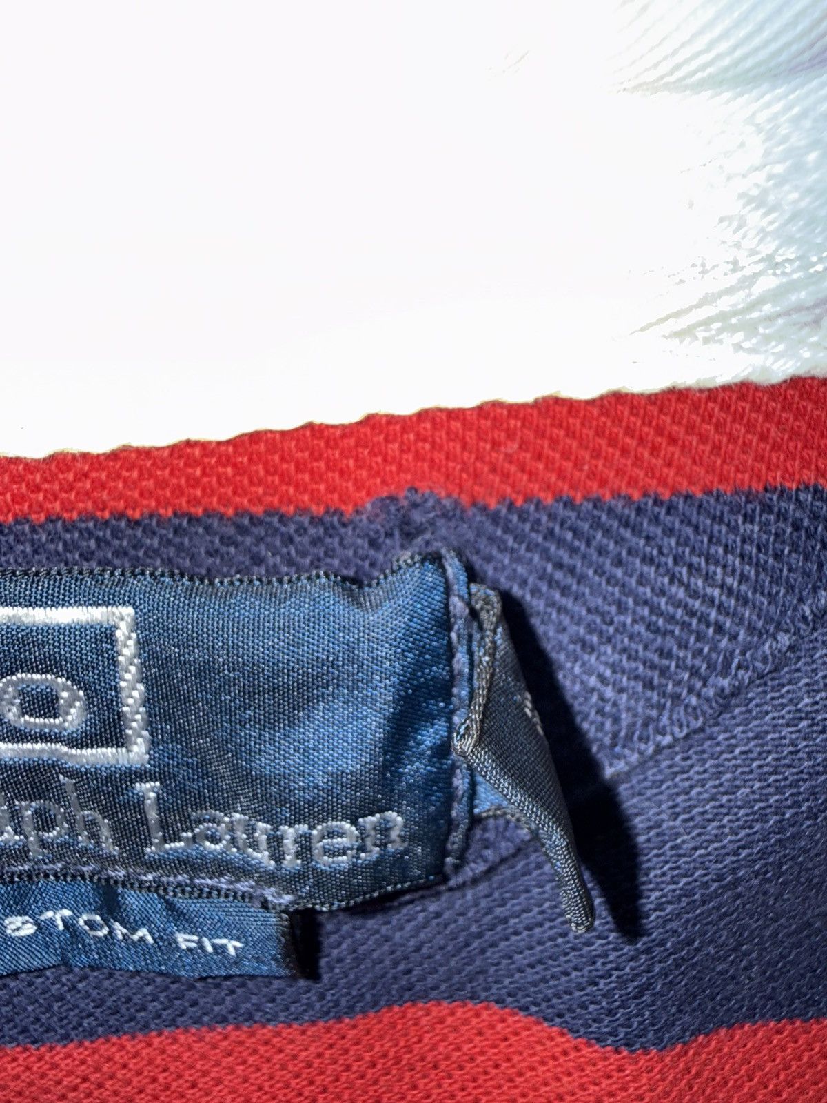 Polo Ralph Lauren Ralph Lauren Polo Rugby Stripe Navy Red Custom Fit M Size US M / EU 48-50 / 2 - 6 Thumbnail