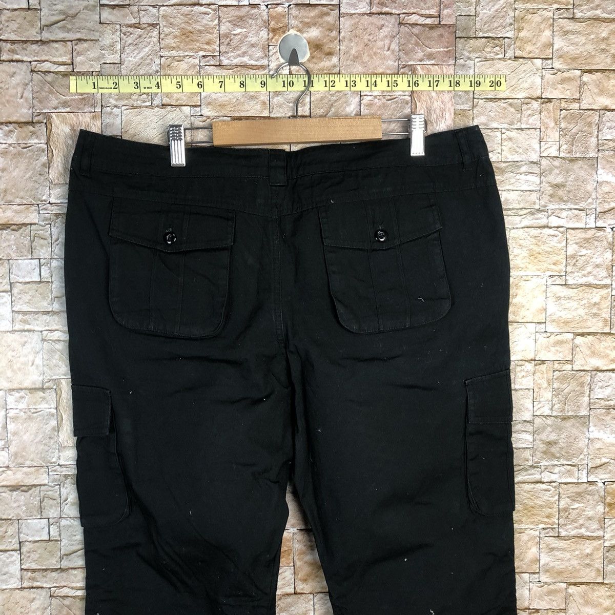 Japanese Brand Smile Land Dark Blue Cropped Pants #A317 Size US 36 / EU 52 - 17 Thumbnail