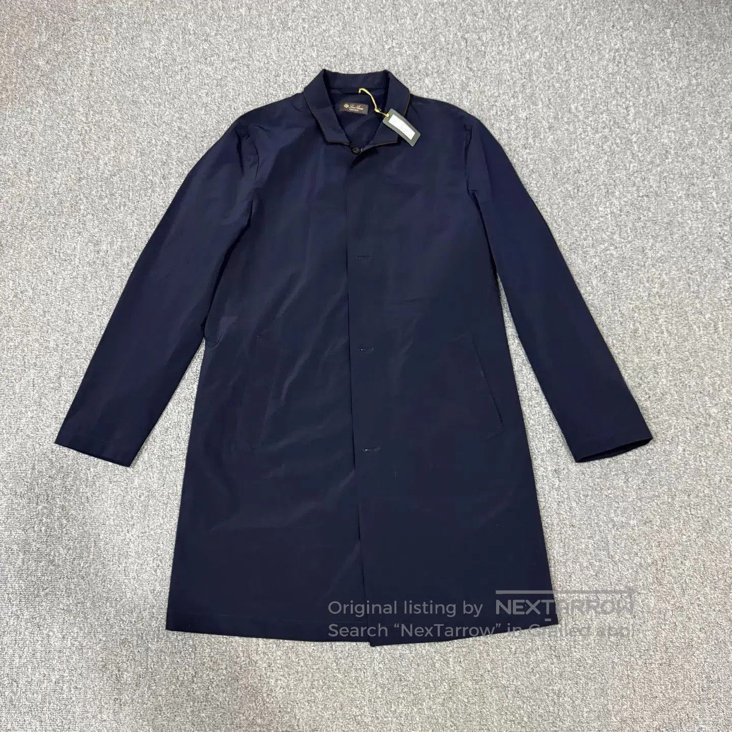Loro Piana Blue Long Sleeve Heavy Coat XS. Size US XS / EU 42 / 0 - 1 Thumbnail