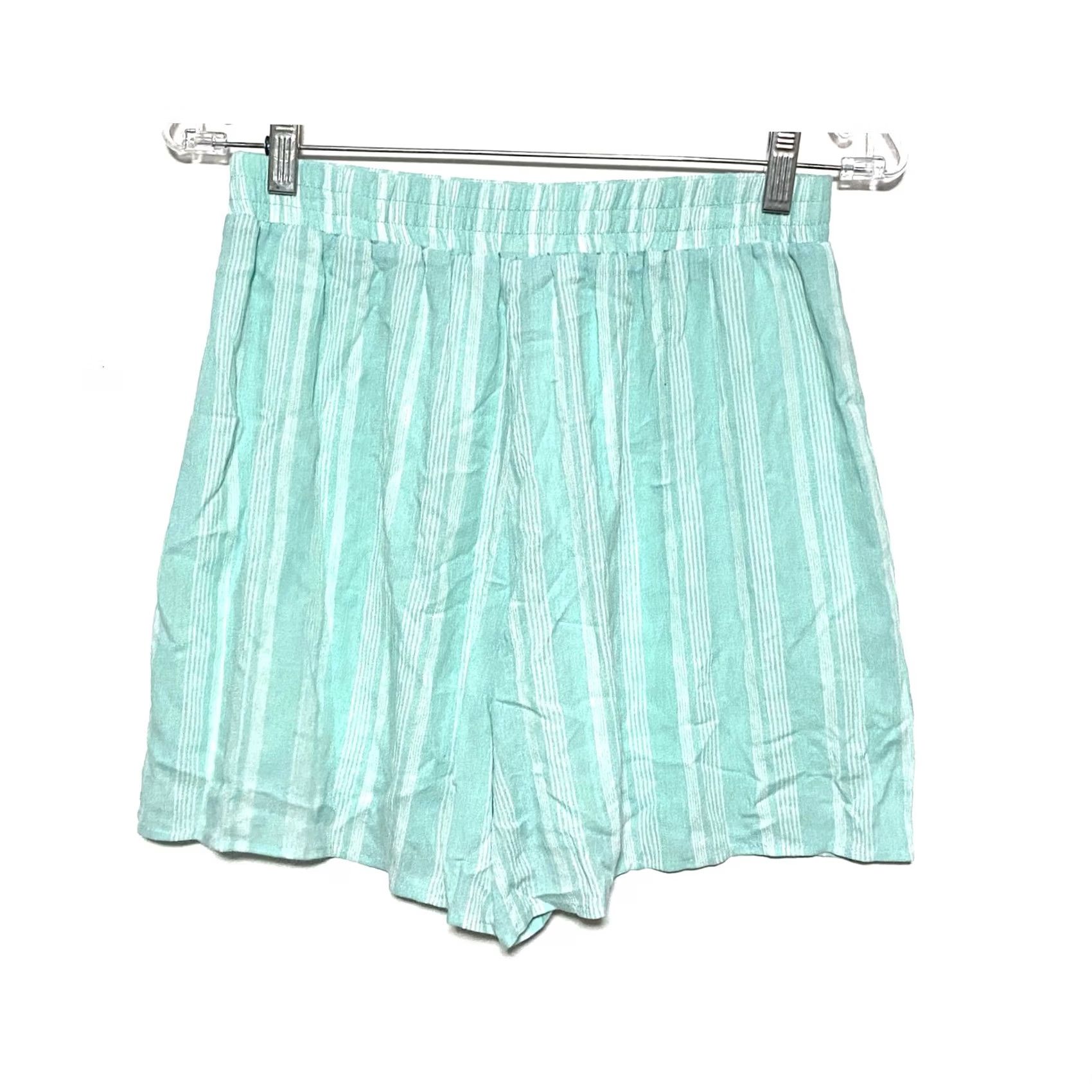 Vintage Dee Elly Stripe Pull On Shorts Womens M Boho Coastal Summer Hippie Flowy Y2K NWT Size 32" / US 10 / IT 46 - 3 Thumbnail