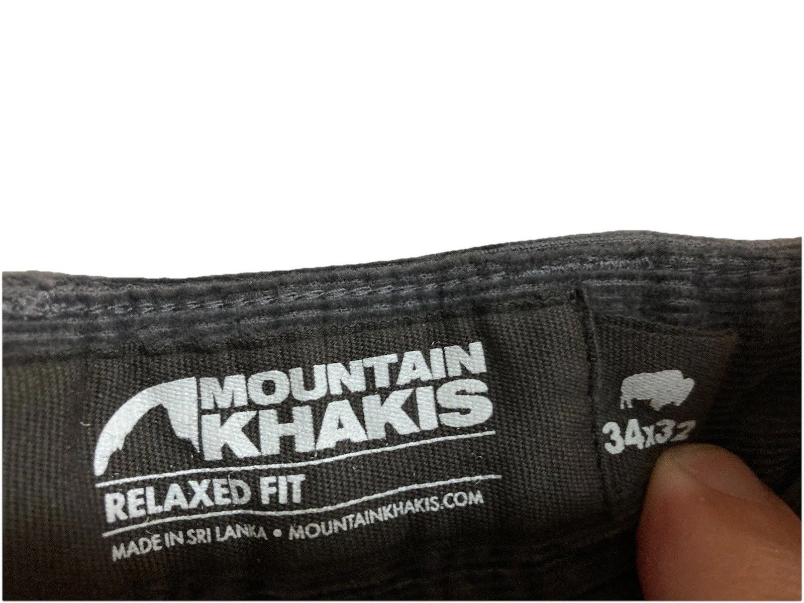 Mountain Khakis Mountain Khakis Corduroy Pants Gray Sz 34x32 35x28 real Size US 34 / EU 50 - 5 Thumbnail