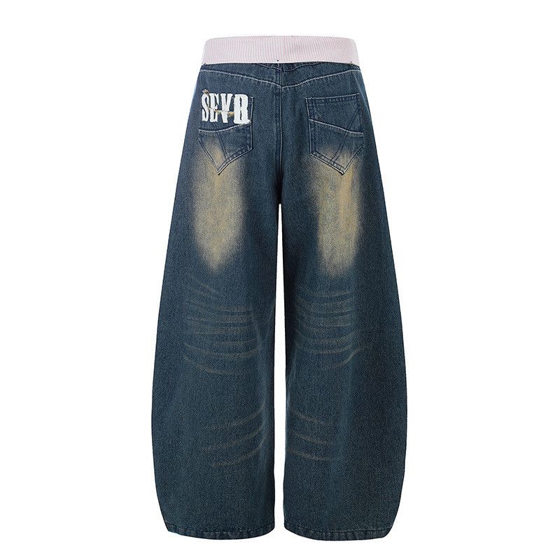 Jean Men's American Vintage Washed & Distressed Jeans Size US 32 / EU 48 - 2 Thumbnail