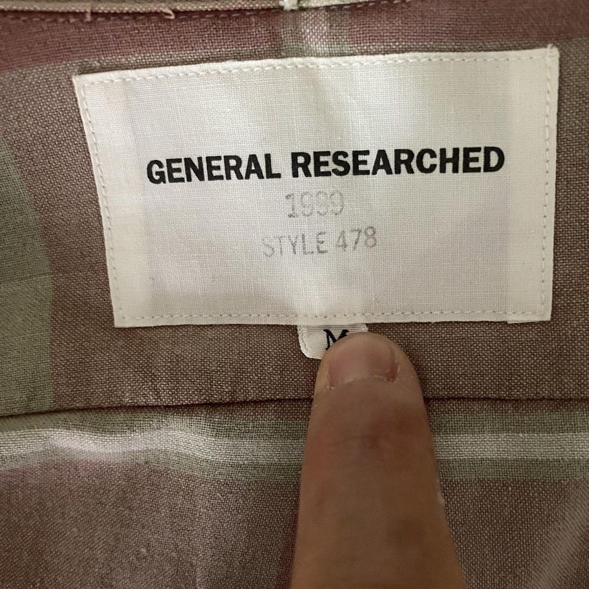 General Research Vintage 1999 Utility Plaid Shirt Size US M / EU 48-50 / 2 - 4 Thumbnail