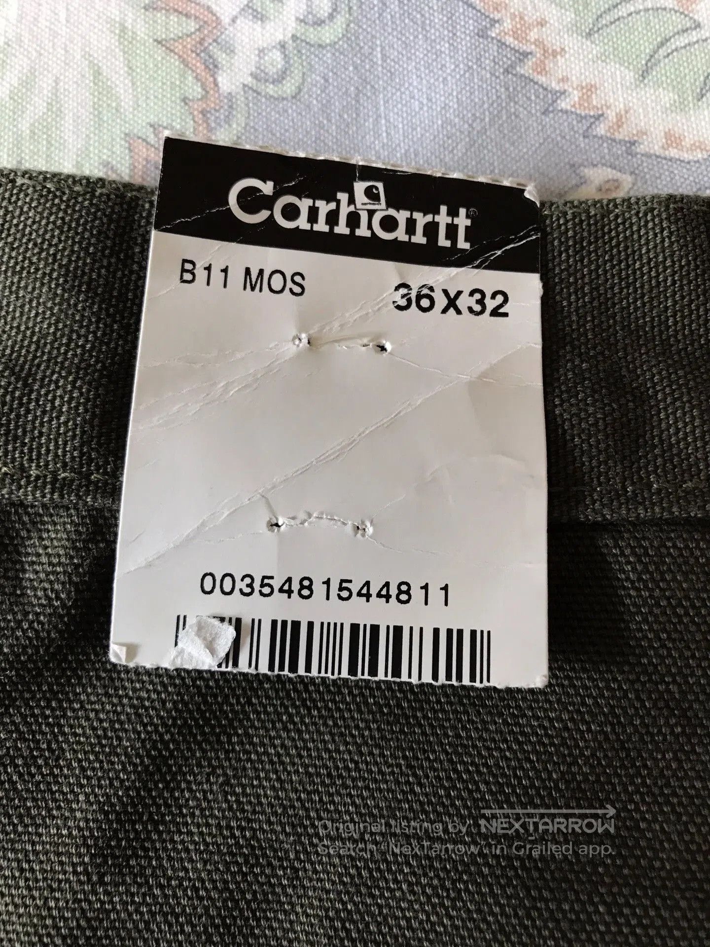 Carhartt Carhartt B11 MOS Canvas Work Pants 36x32. Size US 36 / EU 52 - 8 Thumbnail
