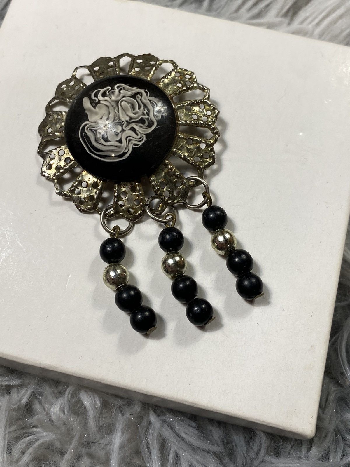 Jewelry Vintage Medusa Cameo Brooch | Japanese Brand Size ONE SIZE - 4 Thumbnail