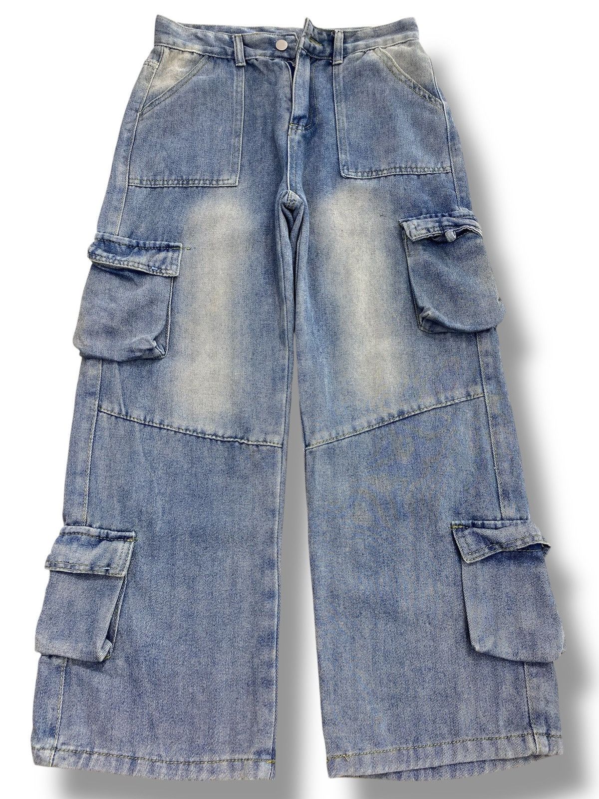 Japanese Brand Japanese Brand Faded Wash Avantgarde Style Jeans Size US 29 - 1 Thumbnail