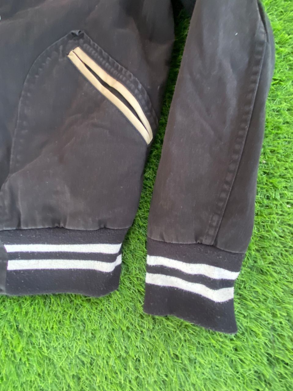 Japanese Brand Denim & Any Oldaarmy Black Varsity Jacket Size US L / EU 52-54 / 3 - 4 Thumbnail