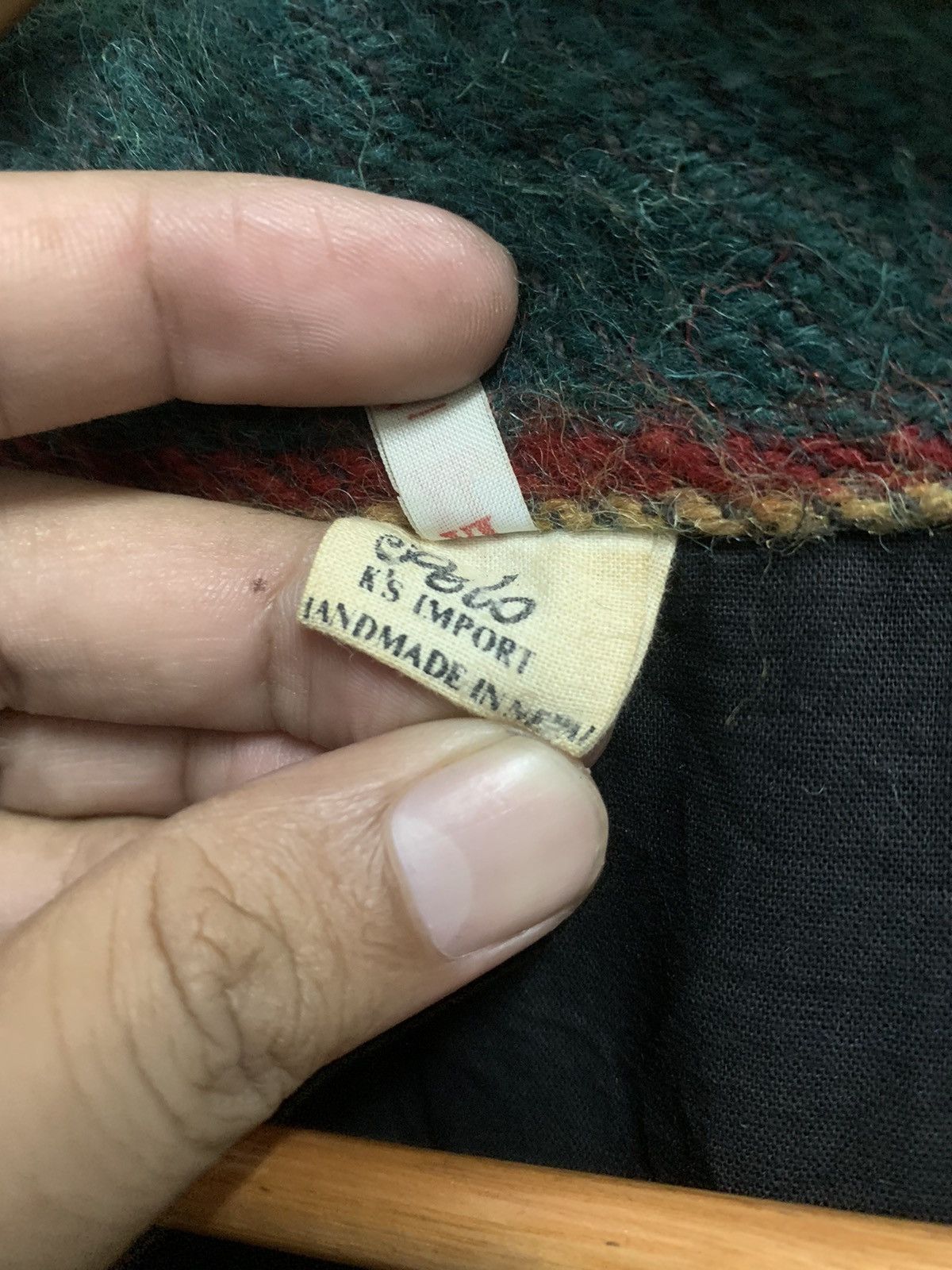Japanese Brand Vintage Nepalese Wool Jacket Size US XL / EU 56 / 4 - 12 Thumbnail