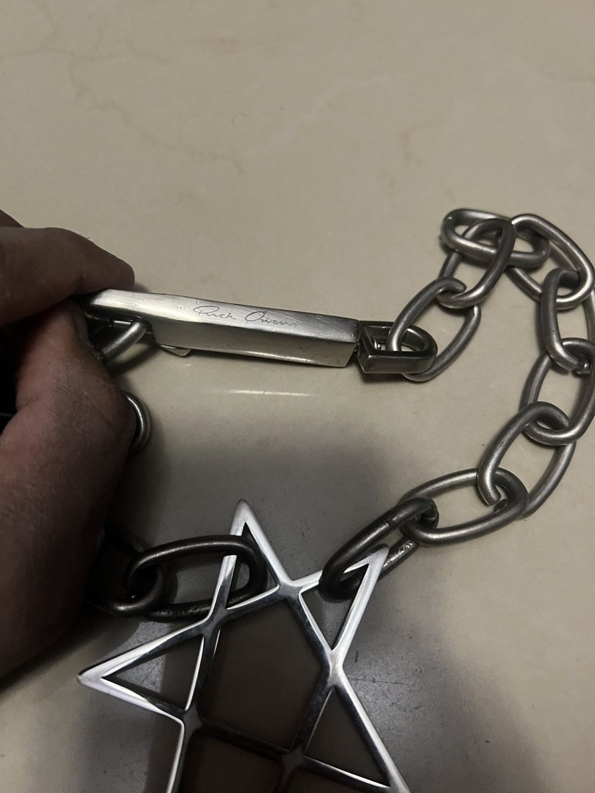 Rick Owens Rick Owen’s Pentagram Chain Size ONE SIZE - 2 Thumbnail