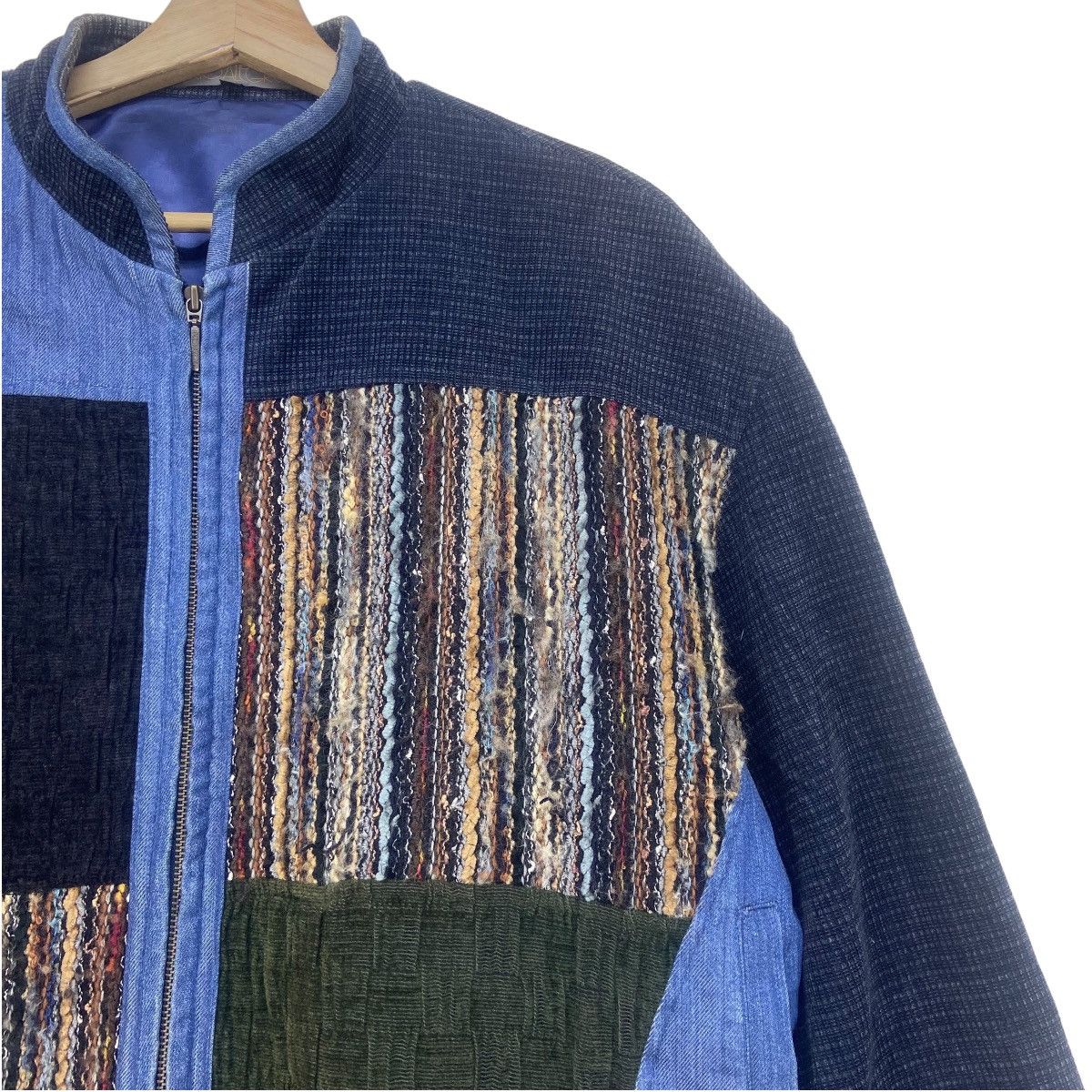 Designer × Japanese Brand Vintage Japanese Brand Prio Alegre Patchwork Jacket Size US M / EU 48-50 / 2 - 6 Thumbnail