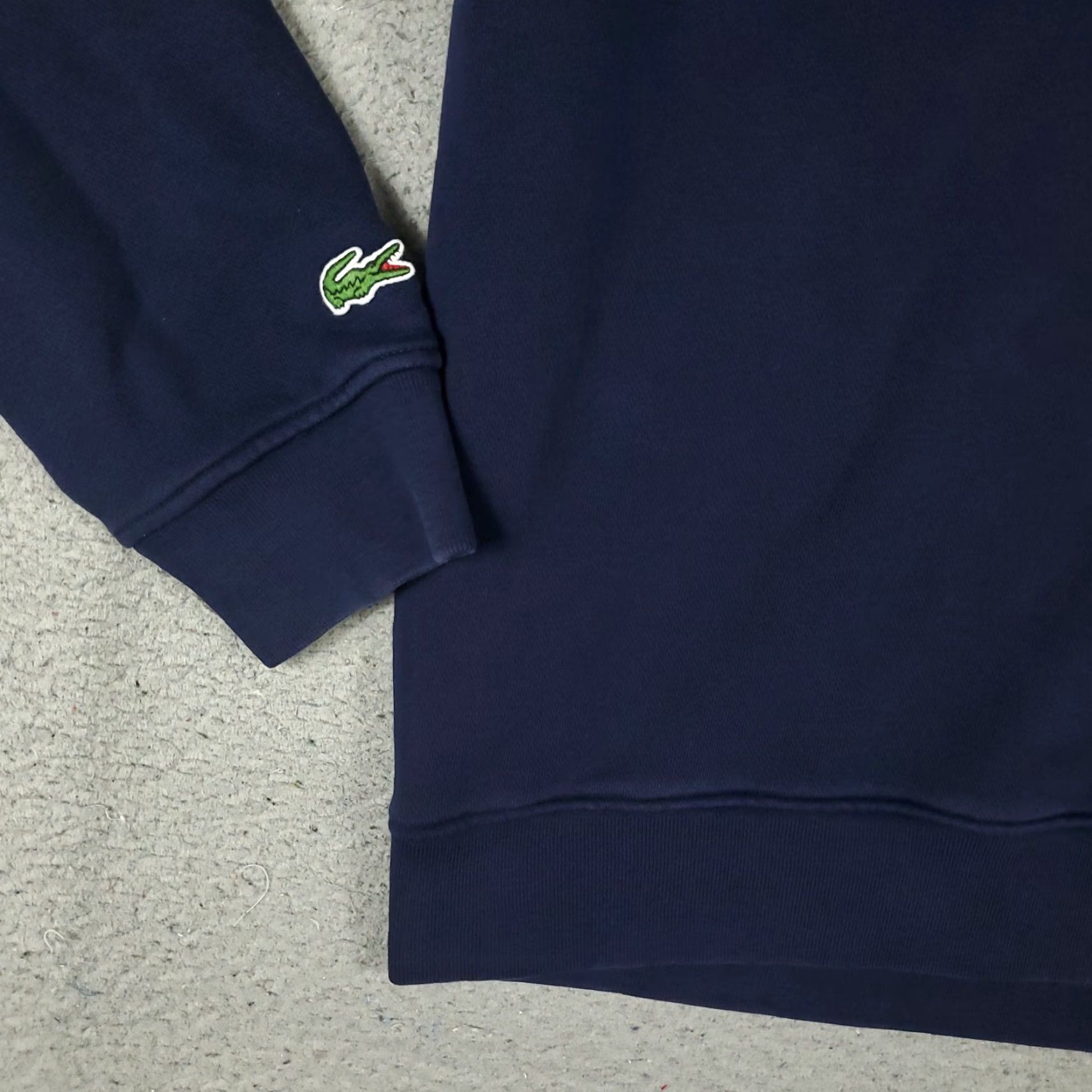 Lacoste Lacoste Hoodie Mens M Blue Croc Logo Pullover Sweatshirt Shirt Size US M / EU 48-50 / 2 - 5 Thumbnail